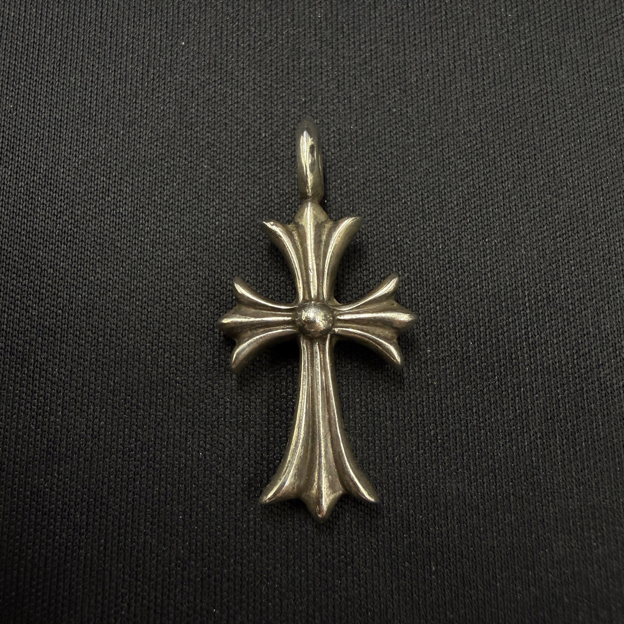 CHROME HEARTS Tiny Fat Cross Pave Diamond Pendant Top クロムハーツ タイニーファットクロス パヴェダイヤモンド ペンダントトップ
