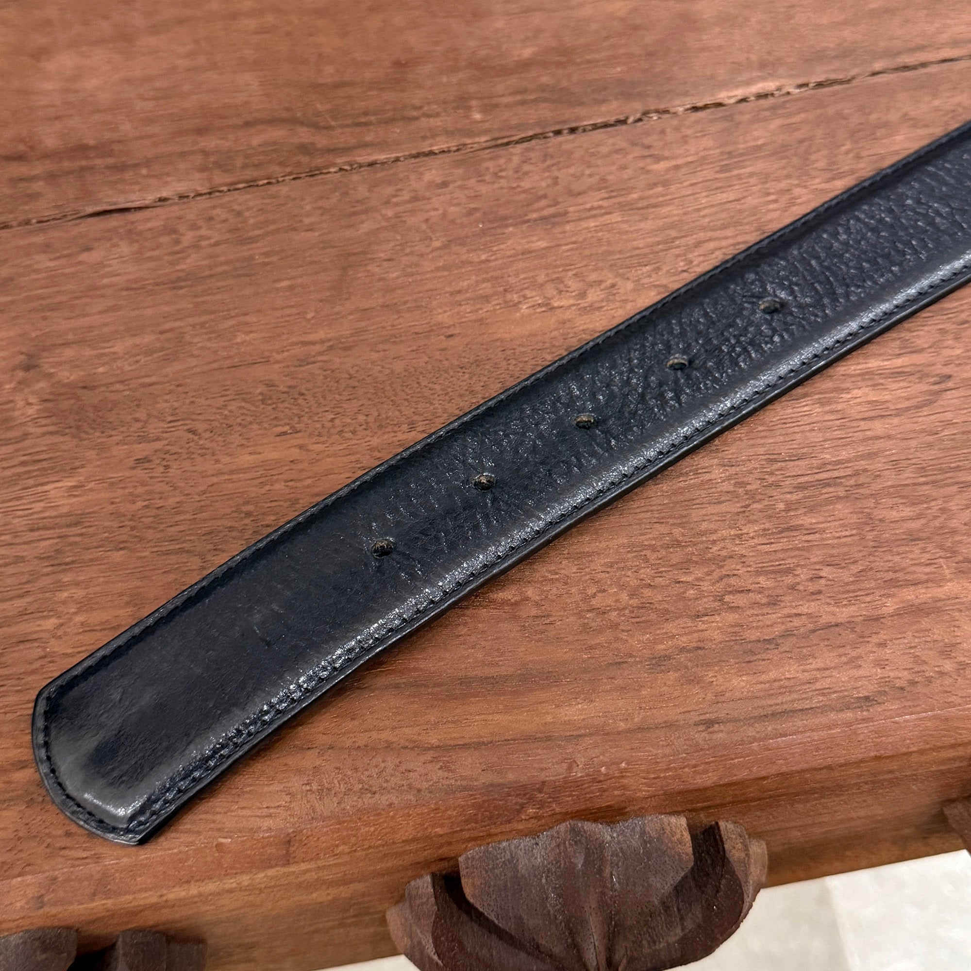 CHROME HEARTS Classic Oval Cross Buckle Belt Size 30 Inch クロムハーツ クラシックオーバルクロス バックル ベルト サイズ30インチ