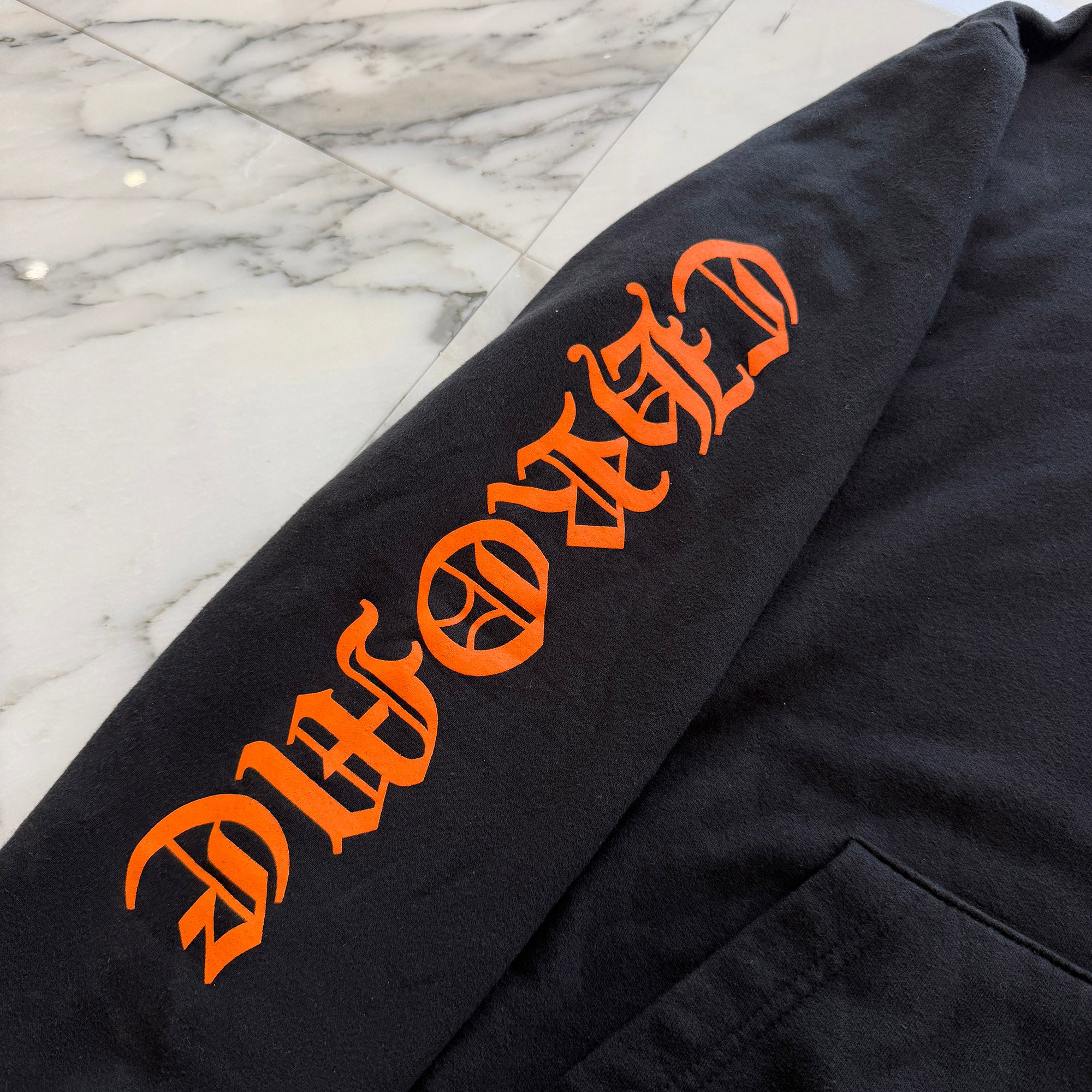 CHROME HEARTS King Taco 3 Cemetery Cross Print Pullover Hoodie Size M クロムハーツ キングタコ 3 セメタリークロス プリント プルオーバーフーディ サイズM