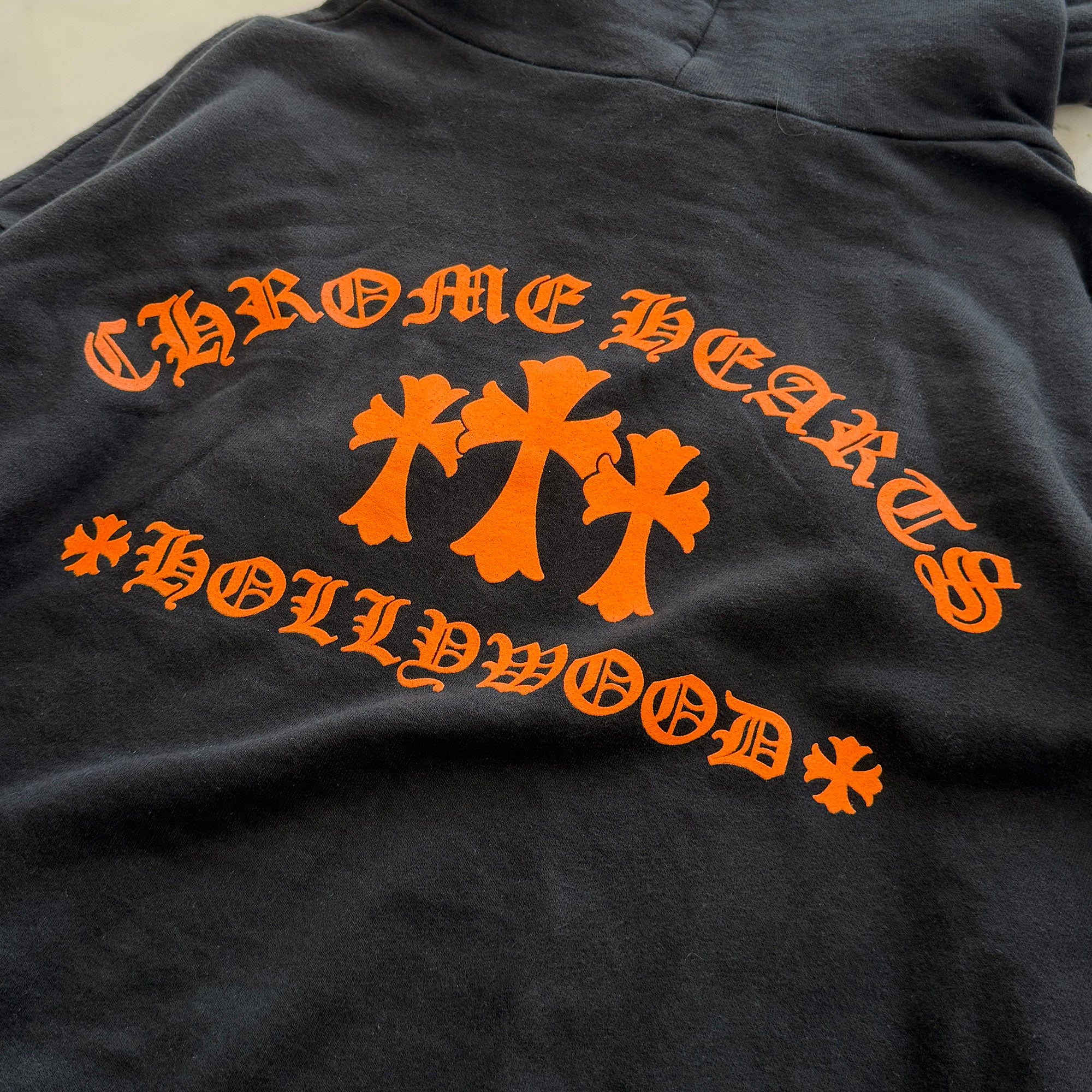 CHROME HEARTS King Taco 3 Cemetery Cross Print Pullover Hoodie Size M クロムハーツ キングタコ 3 セメタリークロス プリント プルオーバーフーディ サイズM