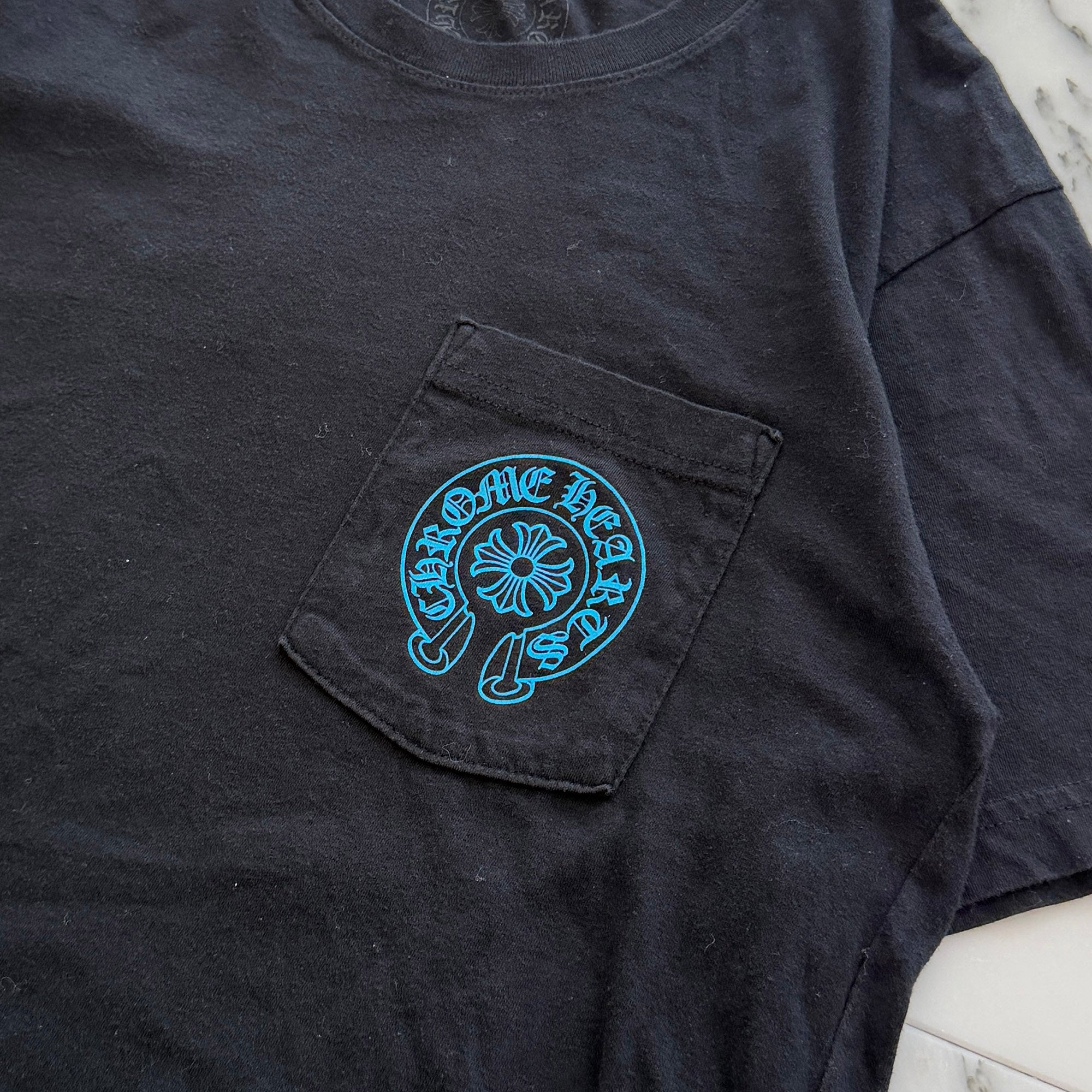 CHROME HEARTS 3 Blue Cross Tee Size M クロムハーツ 3 ブルークロス Tシャツ サイズM