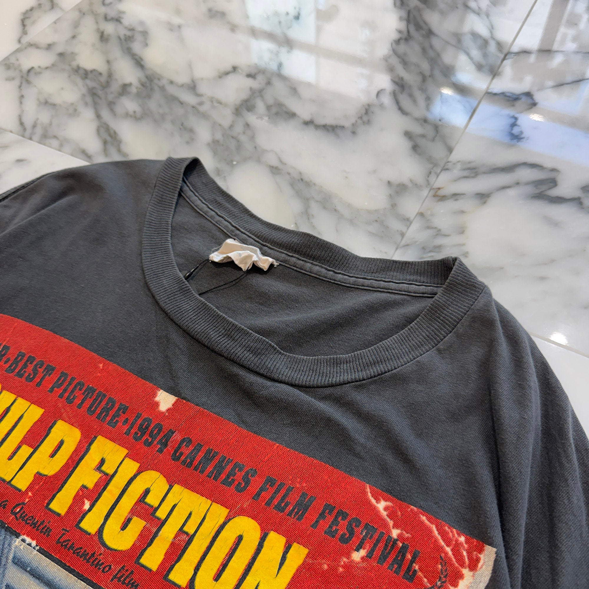 Vintage 90's Pulp Fiction "Back Stage Pass" 1994 Winterland Movie S/S Tee Size L ヴィンテージ 90's パルプフィクション "バックステージパス" 1994 ウィンターランド社製 ムービーTシャツ サイズL