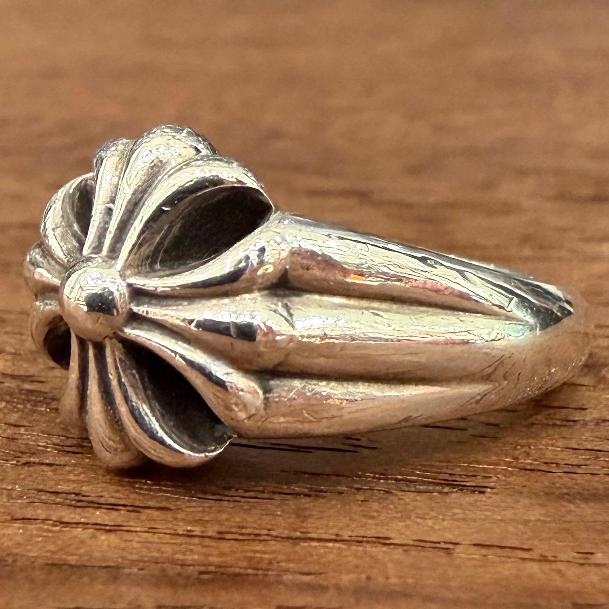 CHROME HEARTS Small Cut Out CH Plus Ring Size 14号 クロムハーツ スモール カットアウト CHプラス リング サイズ14号
