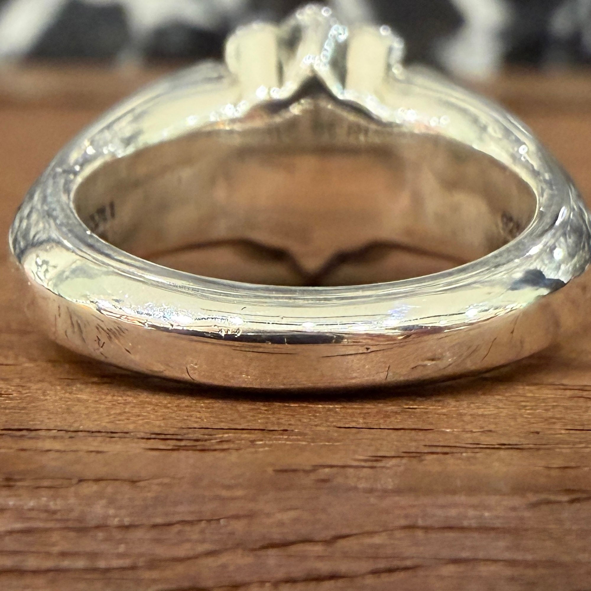 CHROME HEARTS Small Cut Out CH Plus Ring Size 14号 クロムハーツ スモール カットアウト CHプラス リング サイズ14号