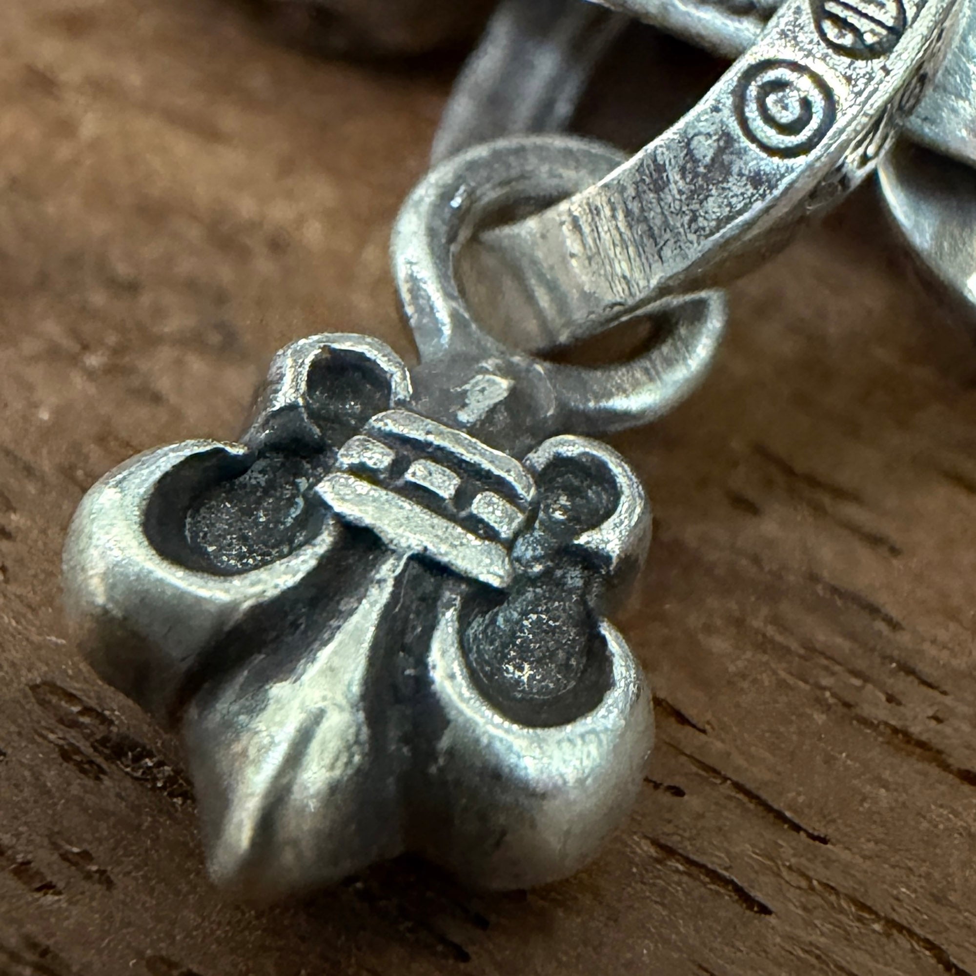 CHROME HEARTS Multi Stack Charm PAPER E CHAIN Bracelet Size 10 Link クロムハーツ マルチ スタック チャーム ペーパーEチェーン ブレスレット サイズ10リンク
