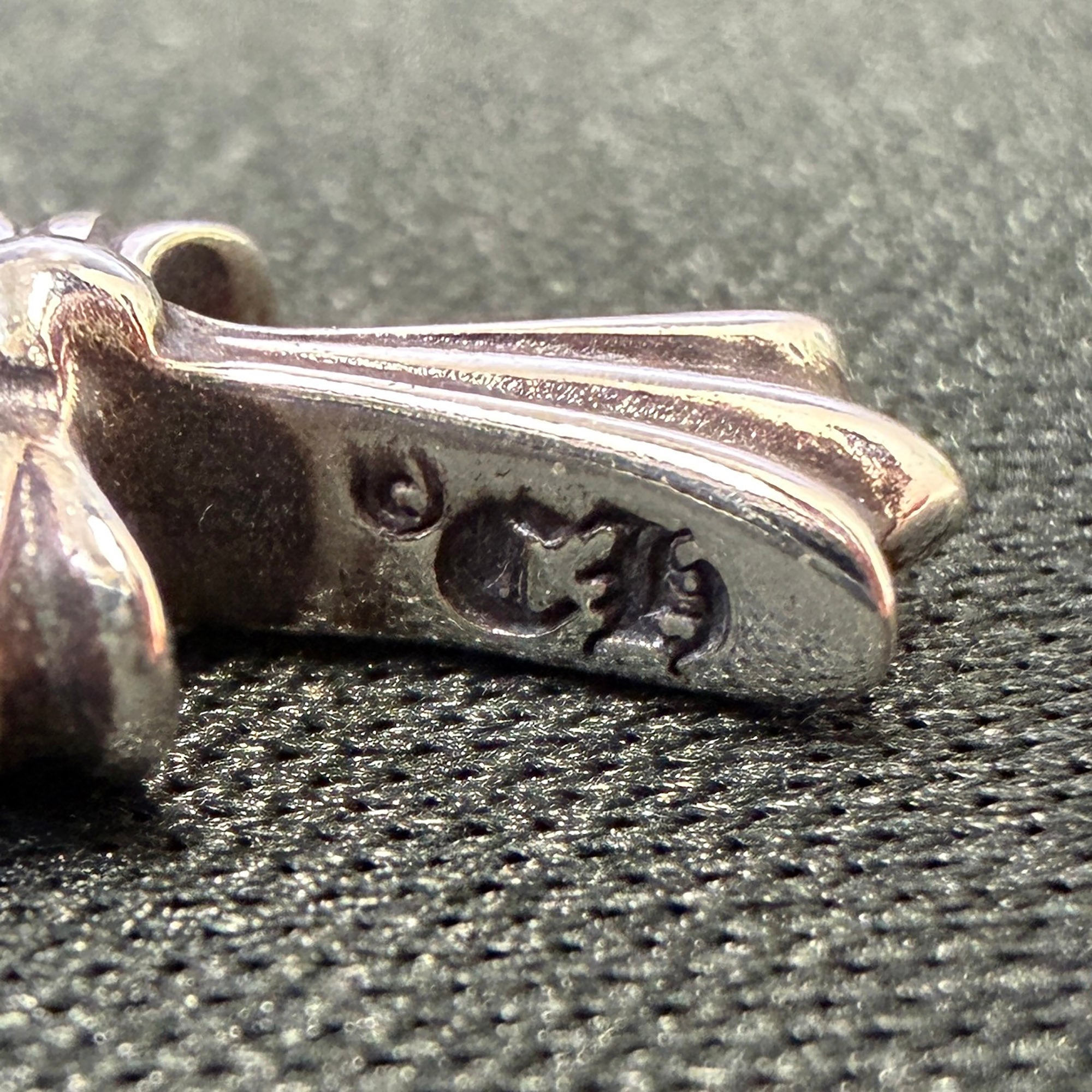 CHROME HEARTS CH Cross Baby Fat Charm Pave Diamond クロムハーツ CHクロス ベビーファット チャーム パヴェダイヤモンド