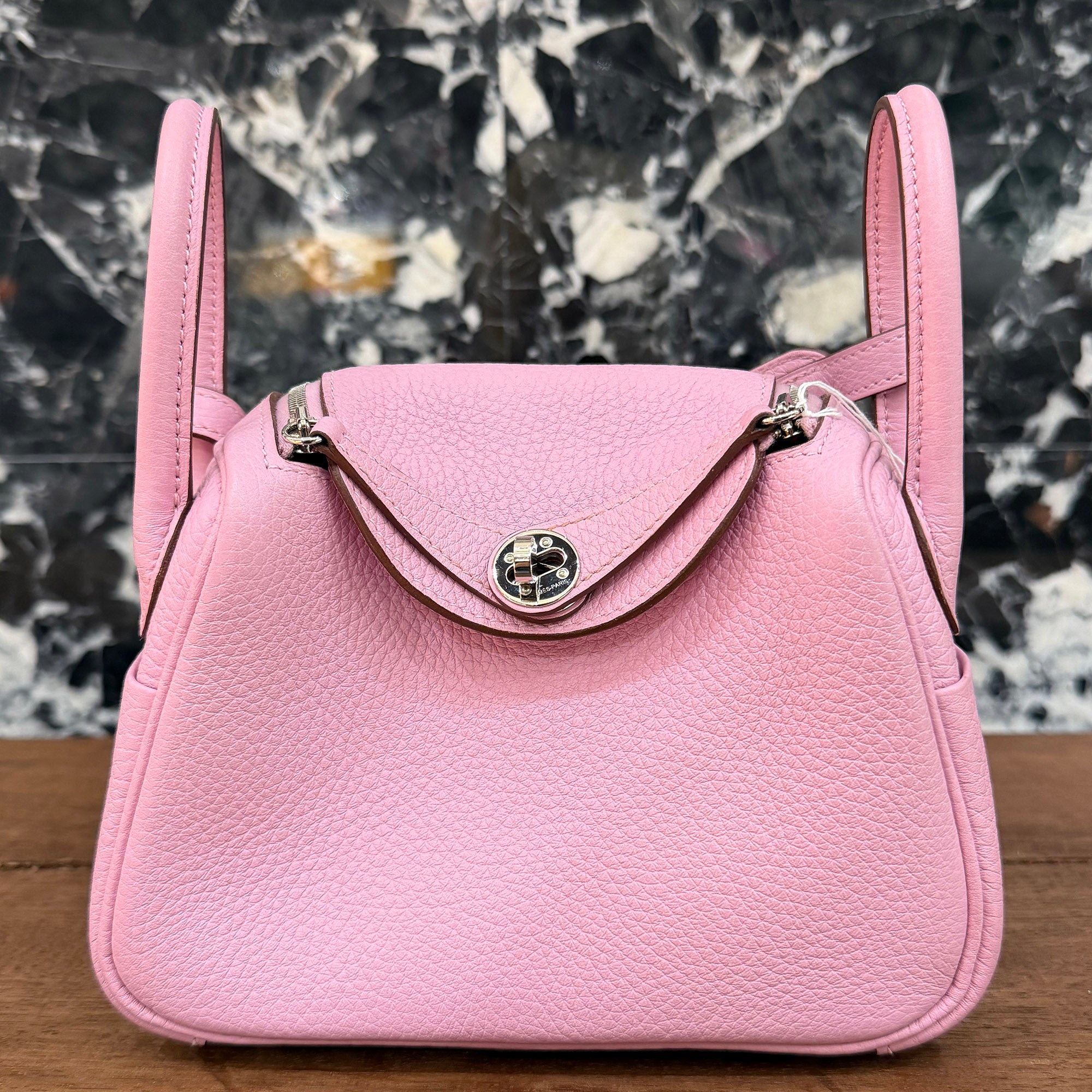 HERMES Lindy Mini "Mauve Sylvestre" U刻印 エルメス リンディミニ "モーヴシルベストル" レザーショルダーバッグ U刻印