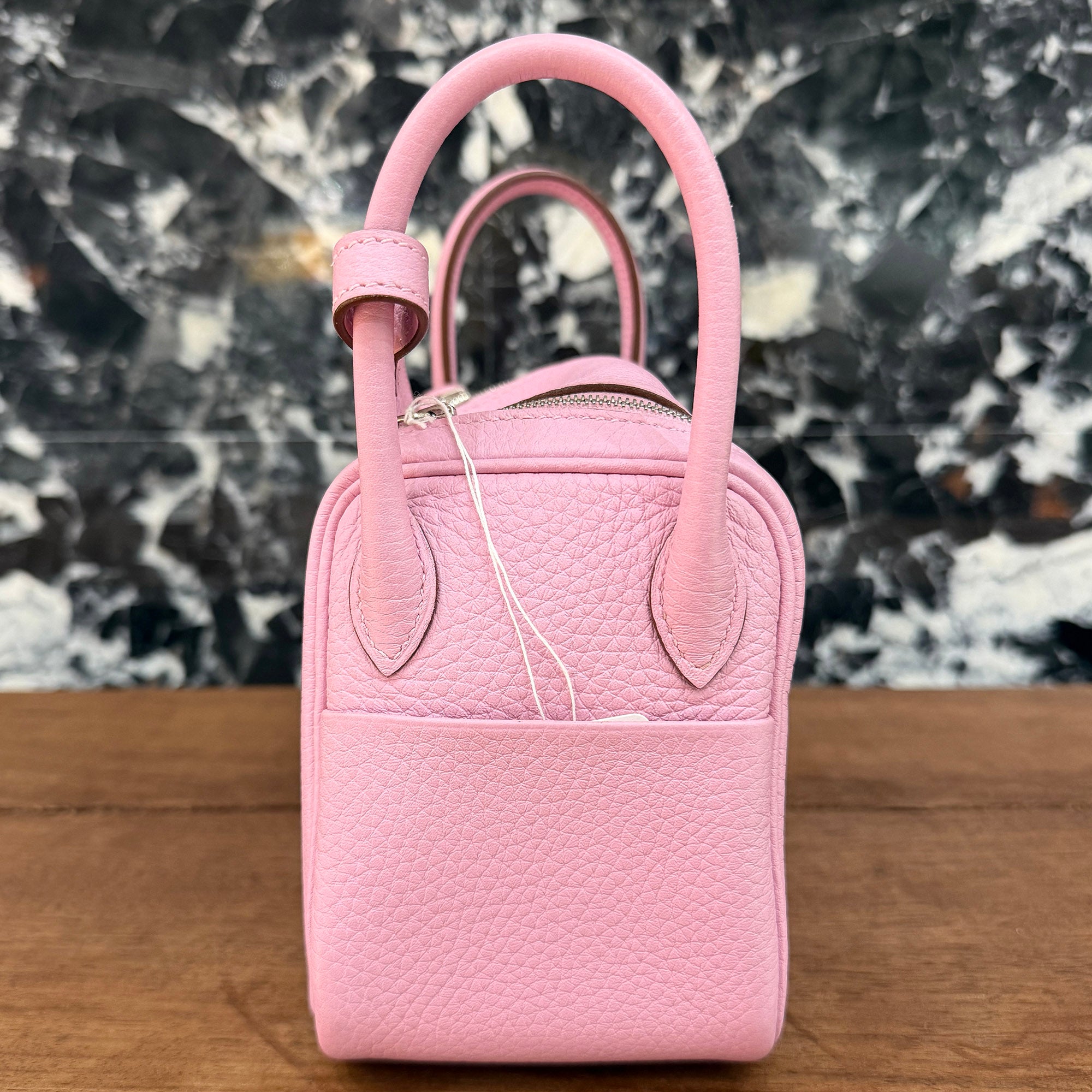 HERMES Lindy Mini "Mauve Sylvestre" U刻印 エルメス リンディミニ "モーヴシルベストル" レザーショルダーバッグ U刻印