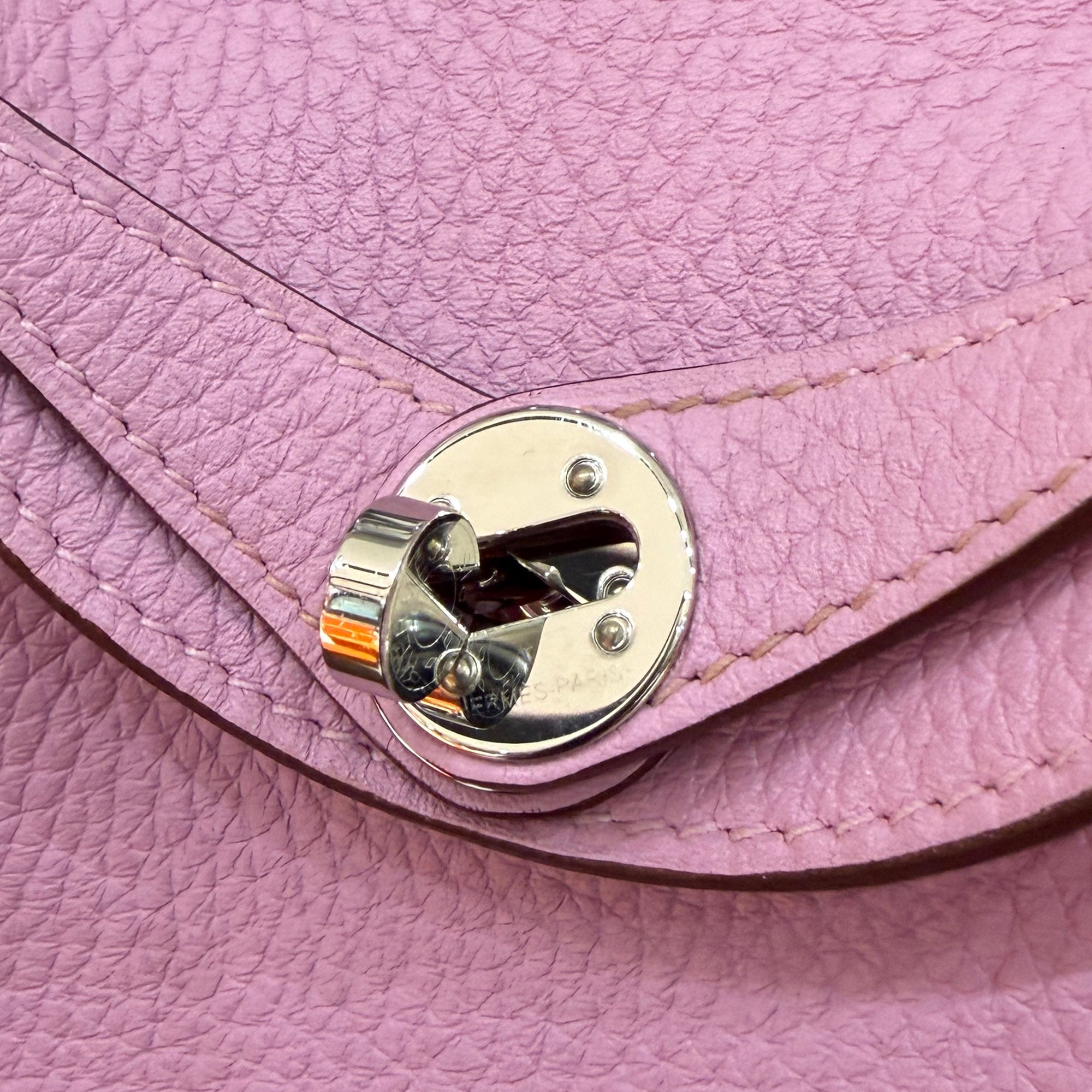 HERMES Lindy Mini "Mauve Sylvestre" U刻印 エルメス リンディミニ "モーヴシルベストル" レザーショルダーバッグ U刻印