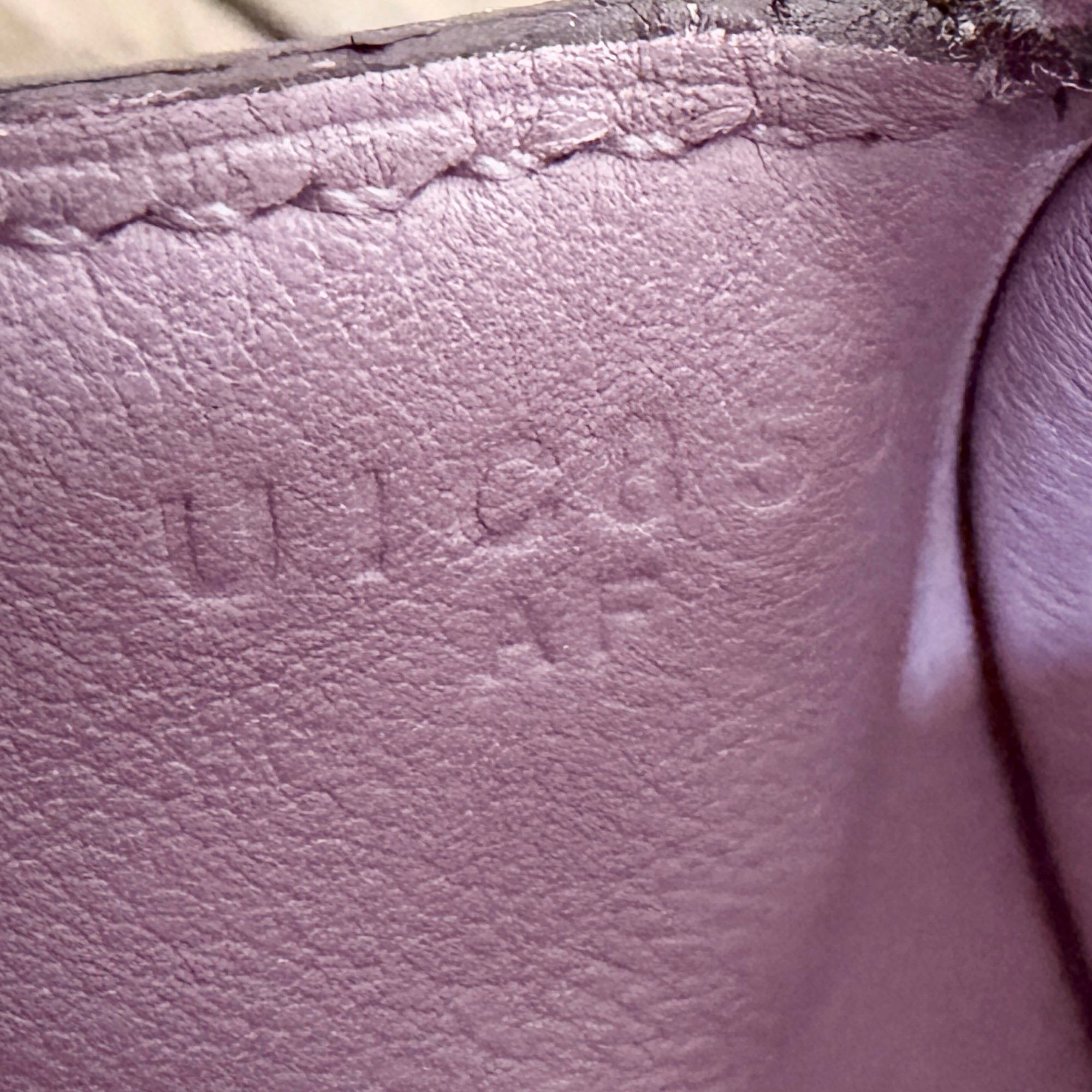 HERMES Lindy Mini "Mauve Sylvestre" U刻印 エルメス リンディミニ "モーヴシルベストル" レザーショルダーバッグ U刻印