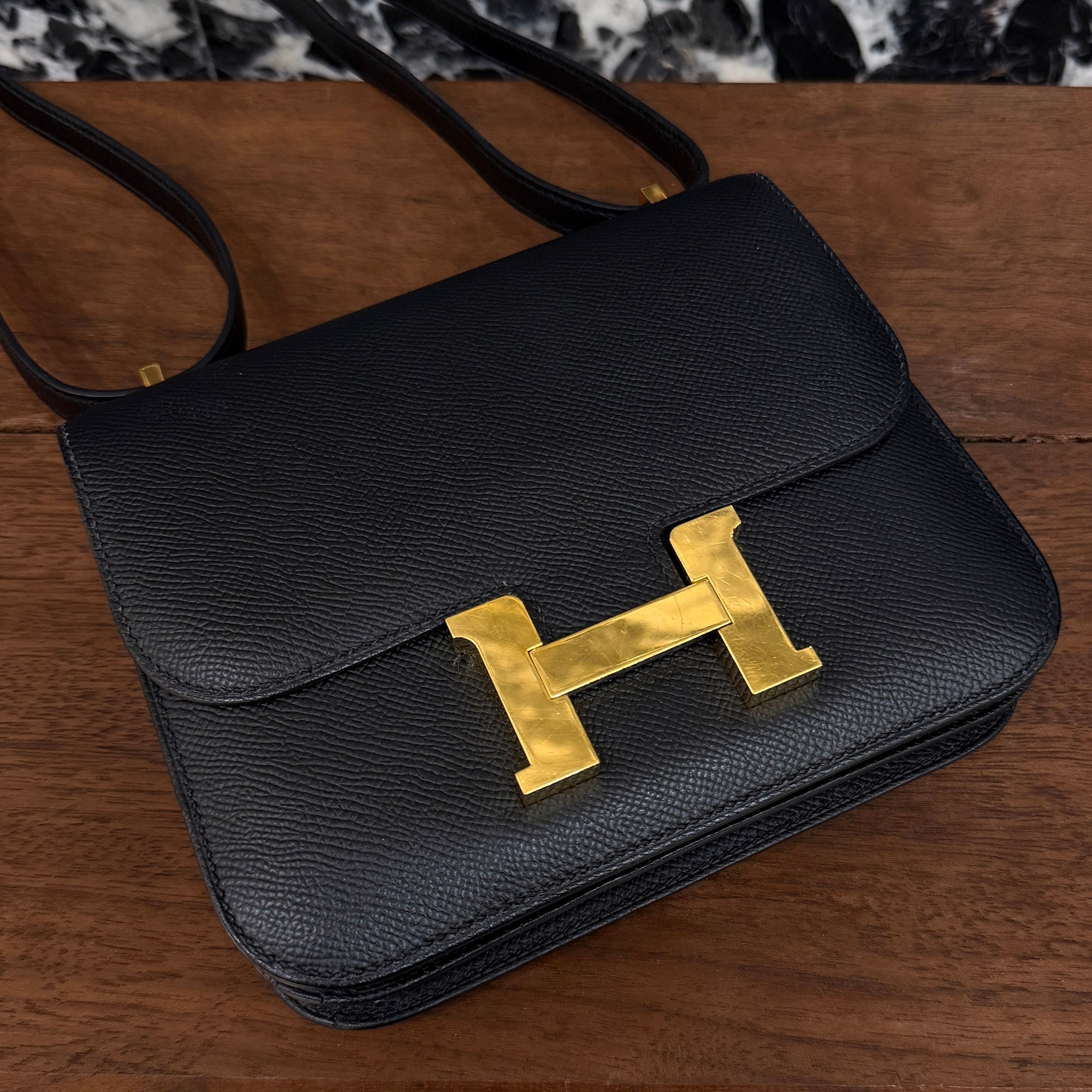 HERMES Constance III Mini 18 Bag "Noir" Y刻印 エルメス コンスタンス 3 ミニ 18 バッグ "ノワール" Y刻印