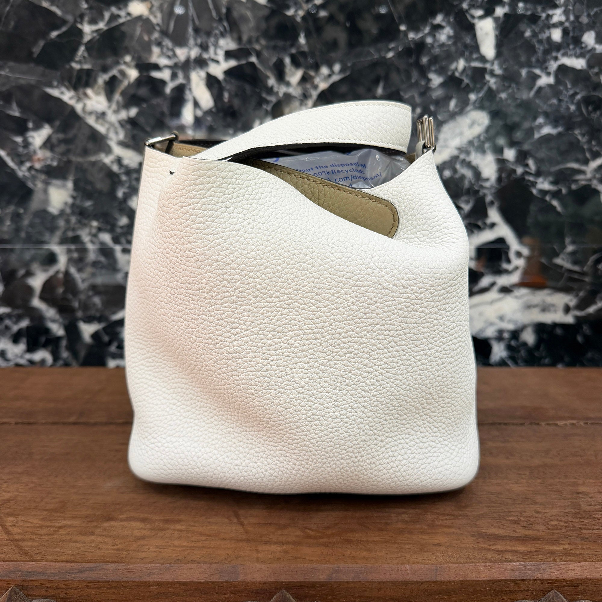 HERMES Picotin Lock Casaque 18(PM) "Beige Marfa / Nata/Macassar" W刻印 エルメス ピコタンロック カザックドゥ 18(PM) "ベージュ マルファ×ナタ/マカサー" W刻印