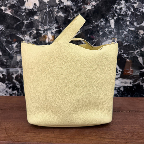HERMES Picotin Lock MM "Jaune Milton" W刻印 エルメス ピコタンロック MM "ジョーヌミルトン" W刻印