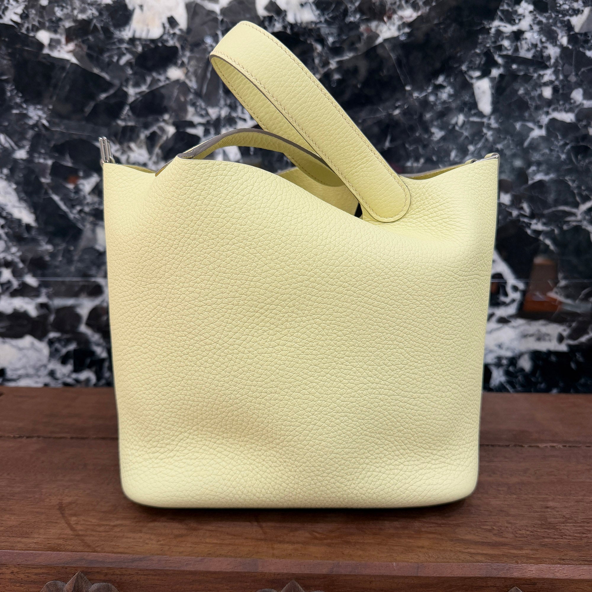 HERMES Picotin Lock MM "Jaune Milton" W刻印 エルメス ピコタンロック 22 MM "ジョーヌミルトン" W刻印
