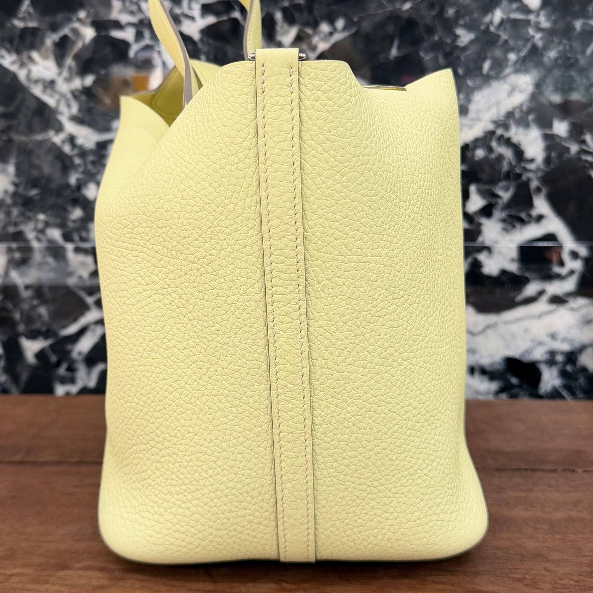 HERMES Picotin Lock MM "Jaune Milton" W刻印 エルメス ピコタンロック 22 MM "ジョーヌミルトン" W刻印