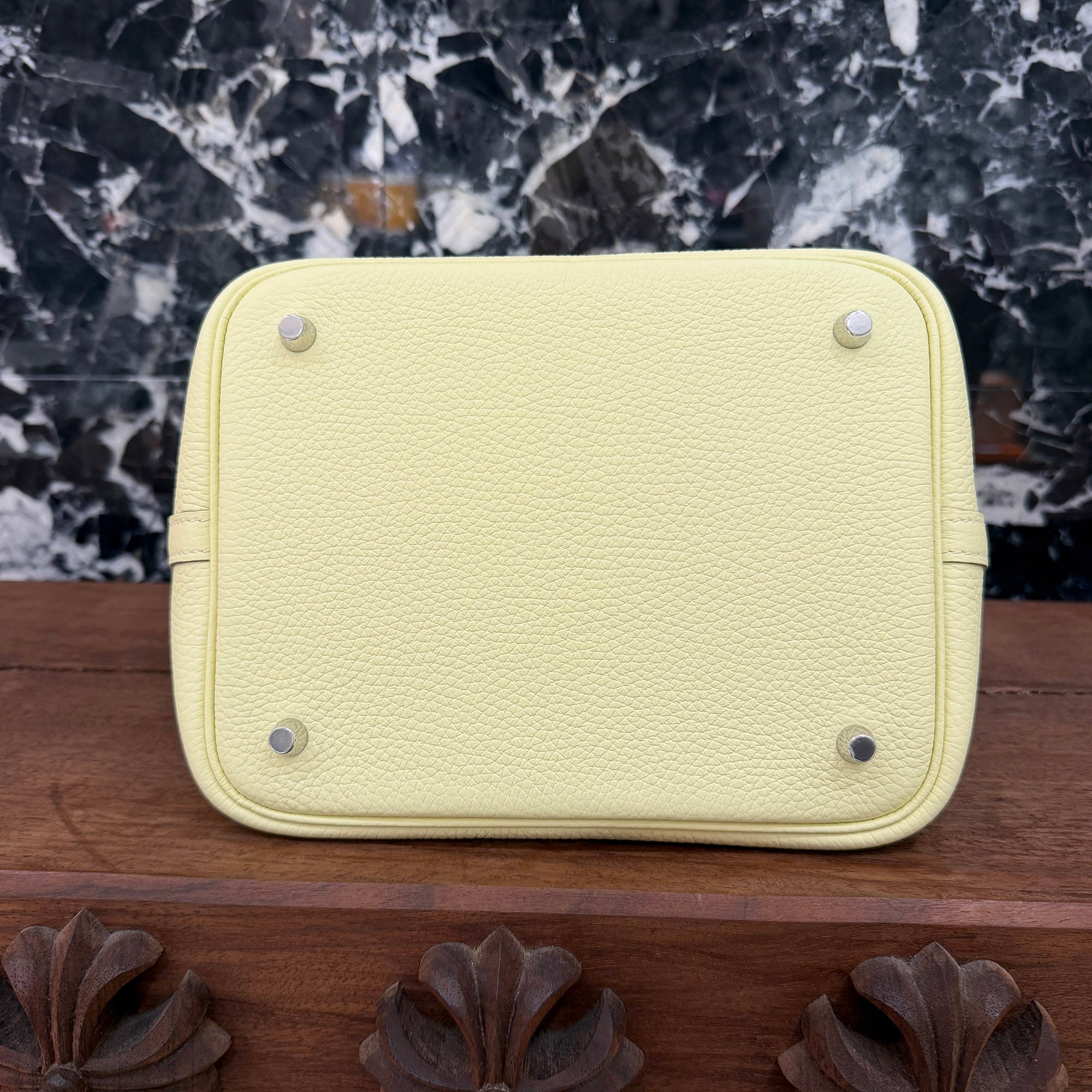 HERMES Picotin Lock MM "Jaune Milton" W刻印 エルメス ピコタンロック 22 MM "ジョーヌミルトン" W刻印