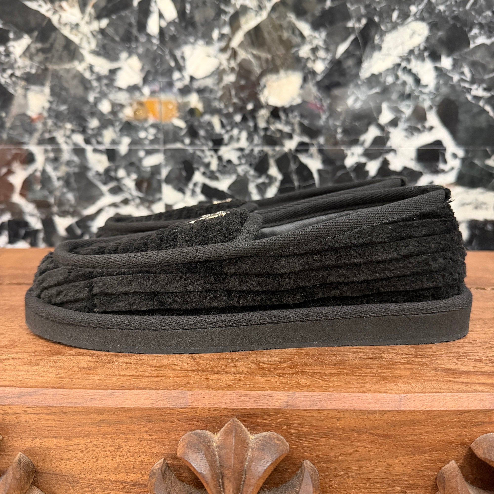 CHROME HEARTS Dagger Corduroy Slip On Size 36 クロムハーツ ダガー コーデュロイ スリッポン スリッパ シューズ サイズ36