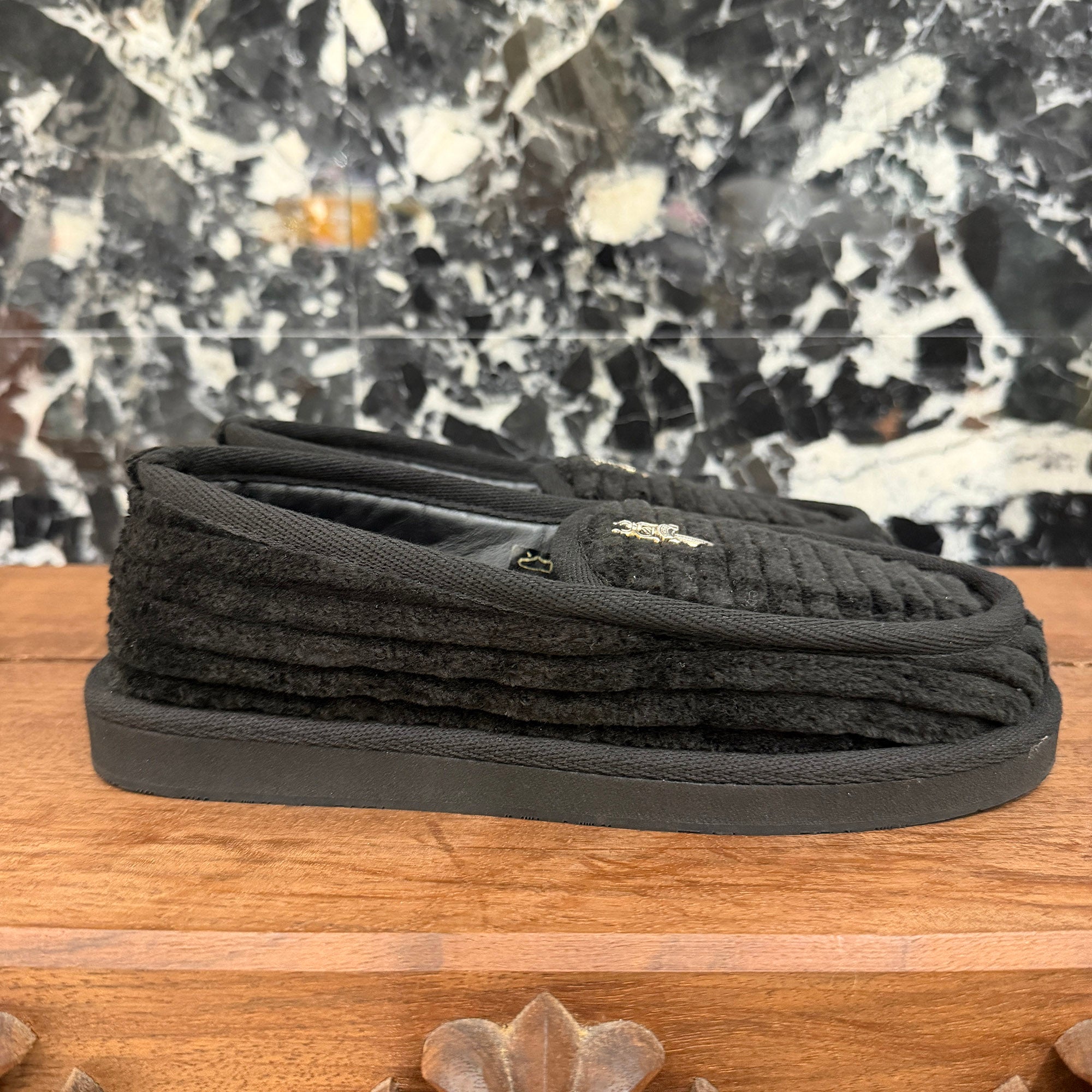 CHROME HEARTS Dagger Corduroy Slip On Size 36 クロムハーツ ダガー コーデュロイ スリッポン スリッパ シューズ サイズ36