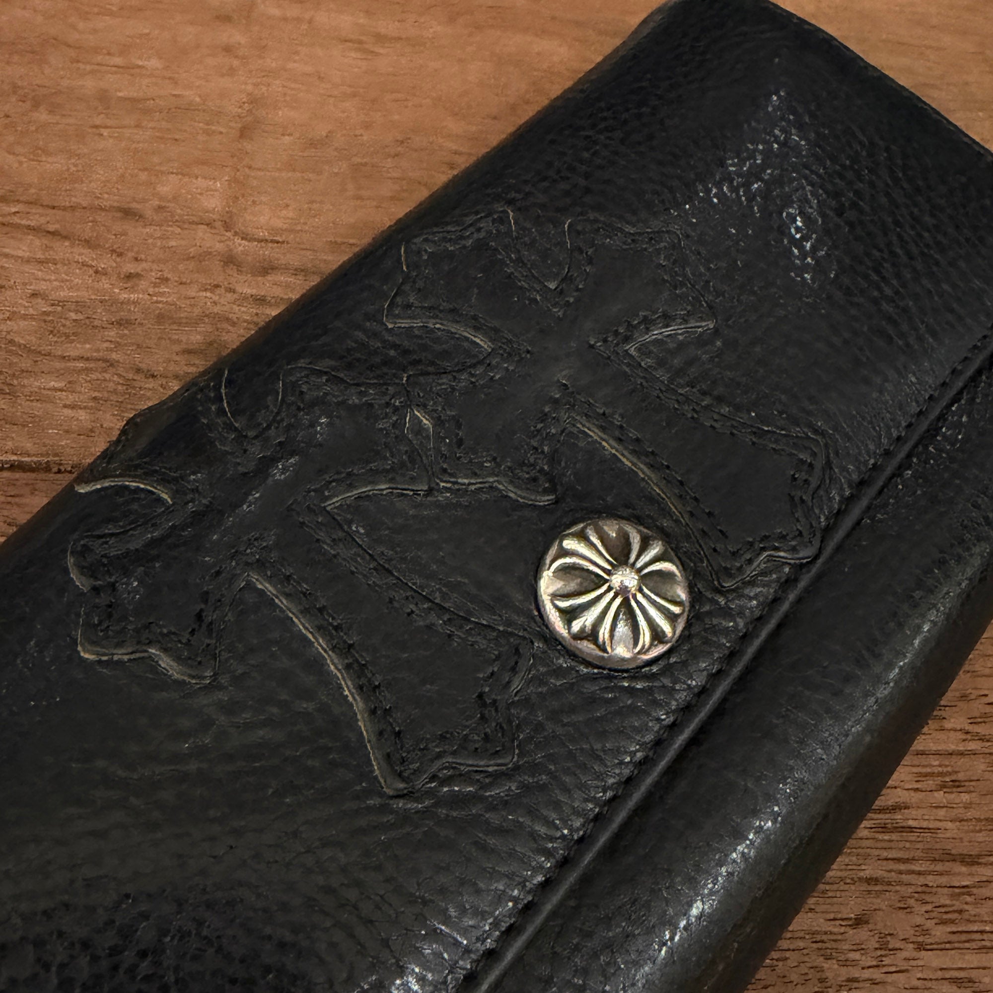 CHROME HEARTS 2 Cross Patch Judy Cross Ball Wallet クロムハーツ 2クロスパッチ ジュディ クロスボール ウォレット