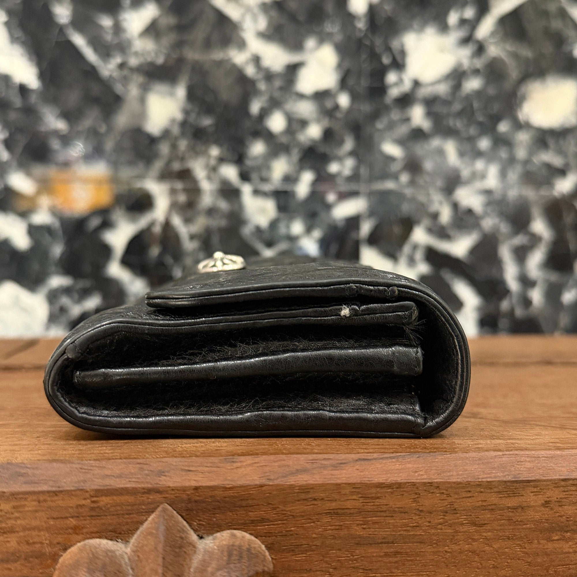CHROME HEARTS 2 Cross Patch Judy Cross Ball Wallet クロムハーツ 2クロスパッチ ジュディ クロスボール ウォレット