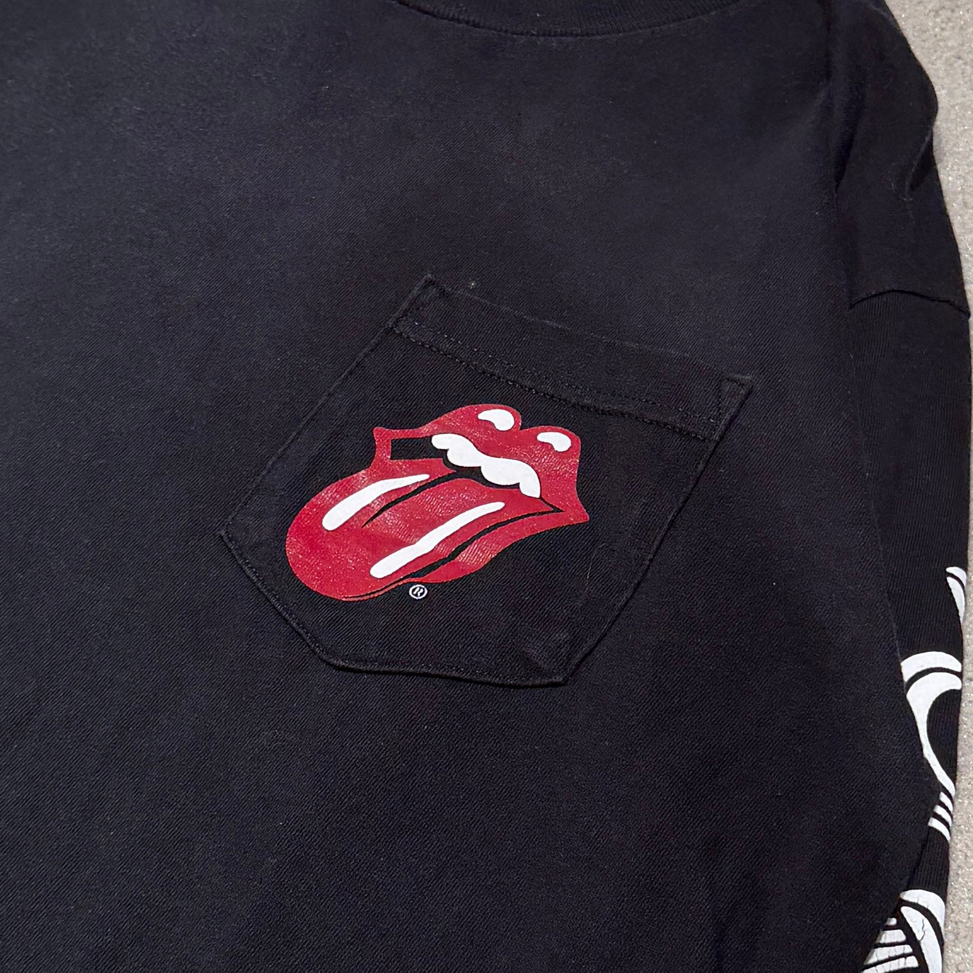 CHROME HEARTS × The Rolling Stones Lip & Tongue Horseshoe Long Sleeve Tee Size L クロムハーツ × ザ ローリングストーンズ リップ&タン ホースシュー ロングスリーブ Tシャツ サイズL
