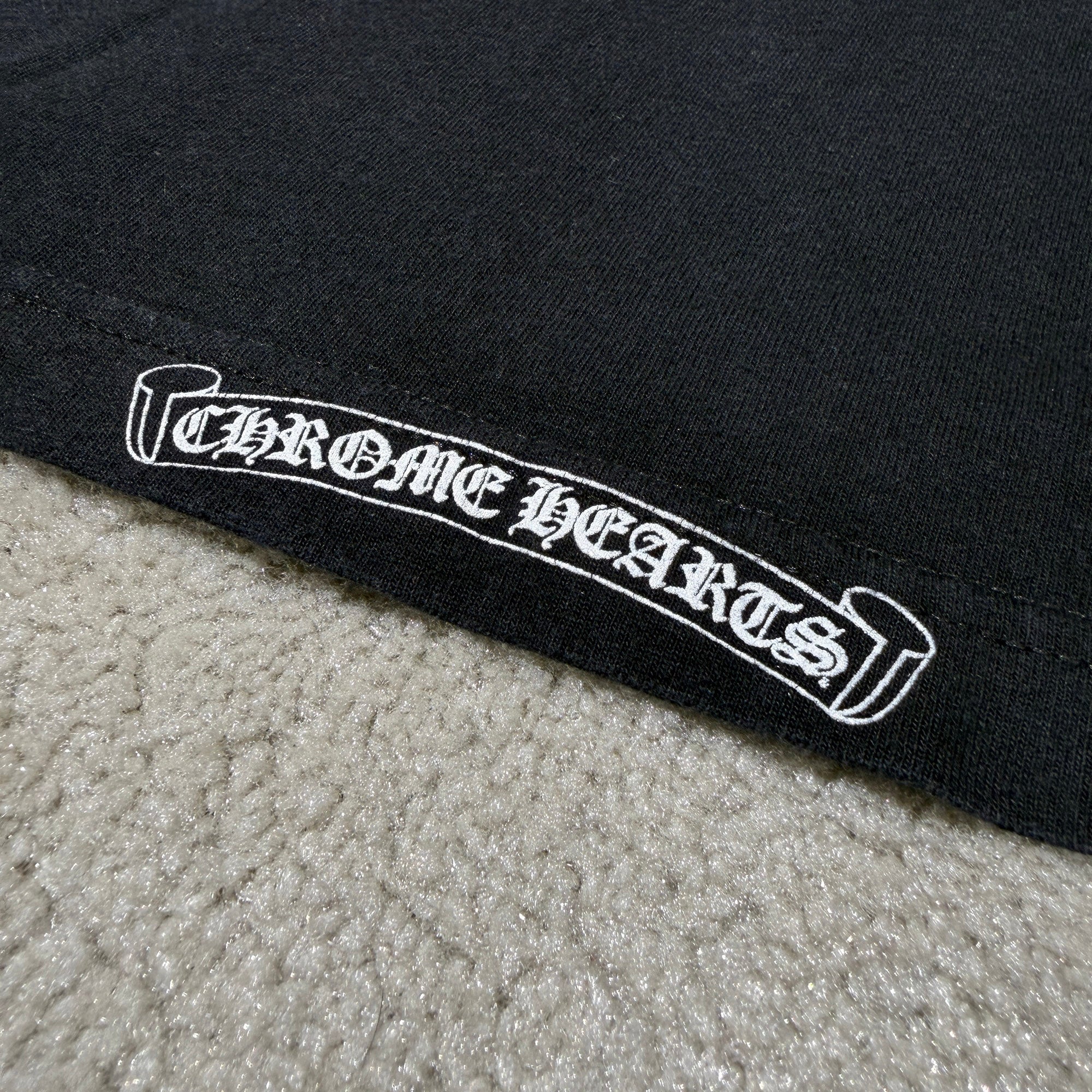 CHROME HEARTS × The Rolling Stones Lip & Tongue Horseshoe Long Sleeve Tee Size L クロムハーツ × ザ ローリングストーンズ リップ&タン ホースシュー ロングスリーブ Tシャツ サイズL