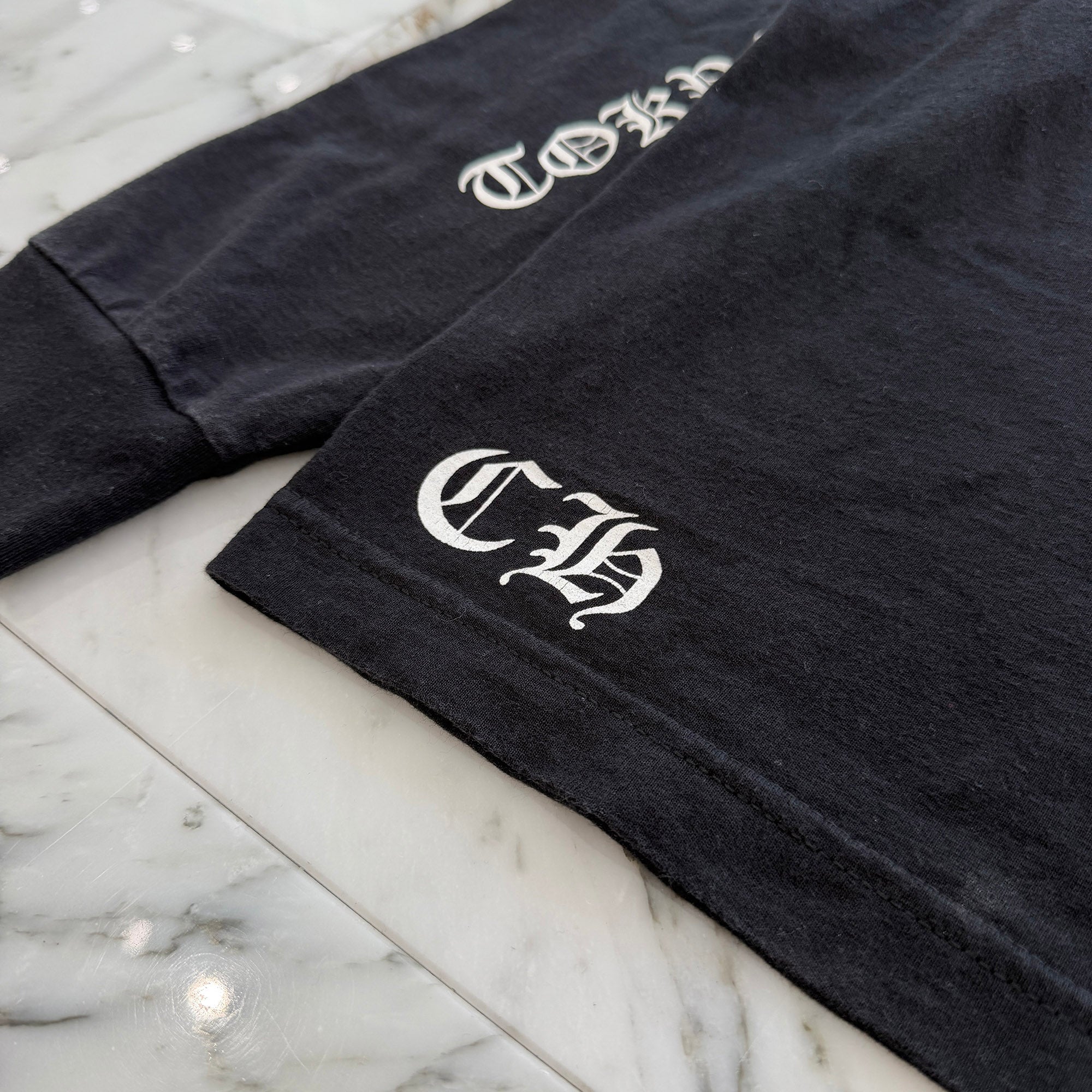 CHROME HEARTS TOKYO Limited Back CH Plus Print Long Sleeve Tee Size L クロムハーツ 東京限定 バック CHプラス プリント ロングスリーブTシャツ サイズL