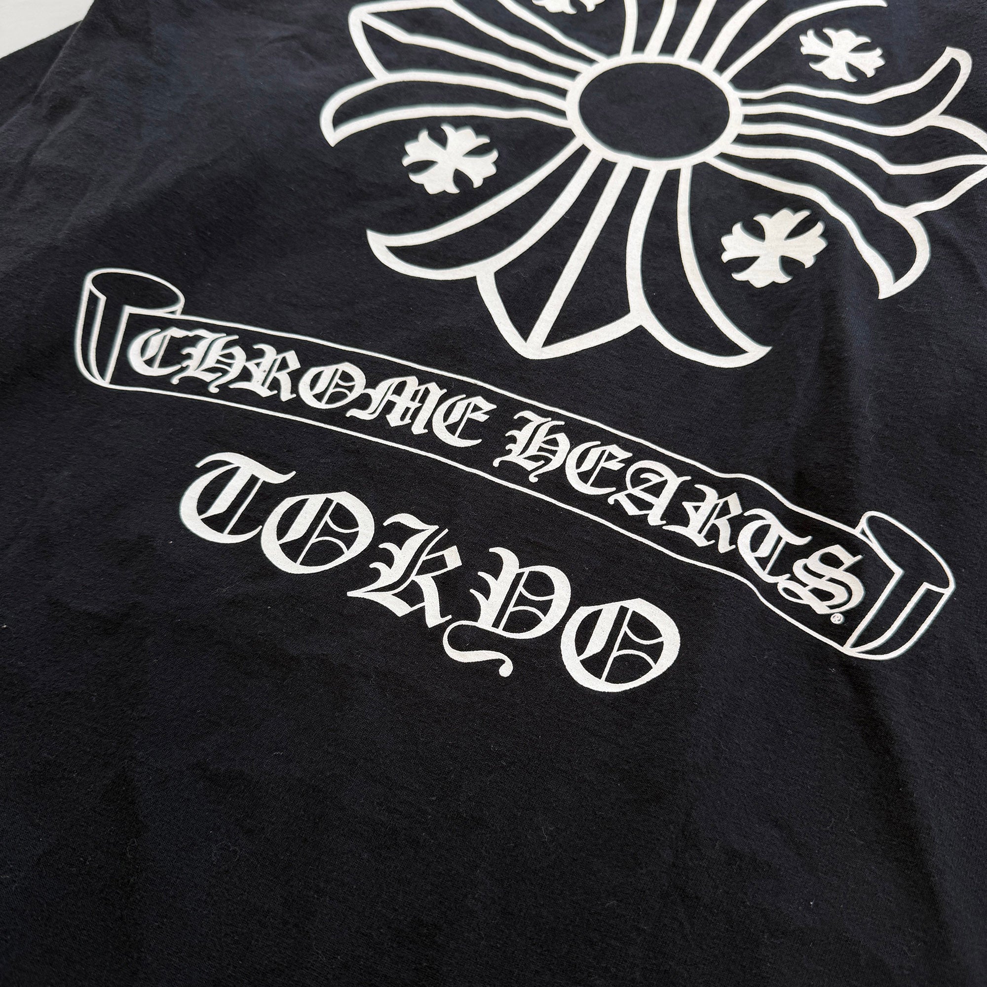 CHROME HEARTS TOKYO Limited Back CH Plus Print Long Sleeve Tee Size L クロムハーツ 東京限定 バック CHプラス プリント ロングスリーブTシャツ サイズL