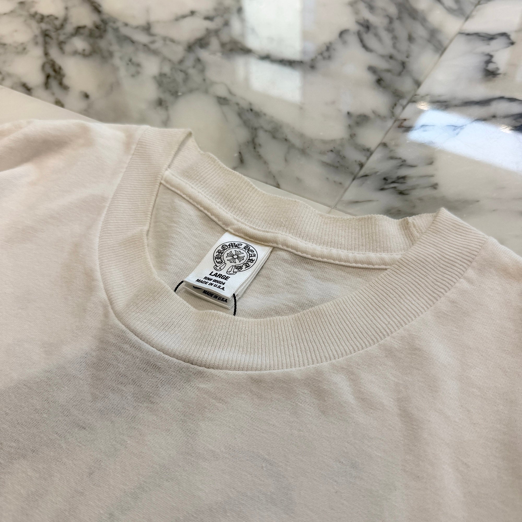 CHROME HEARTS Made In Hollywood Back CH Plus Tee Size L クロムハーツ メイドインハリウッド バックCHプラス Tシャツ サイズL