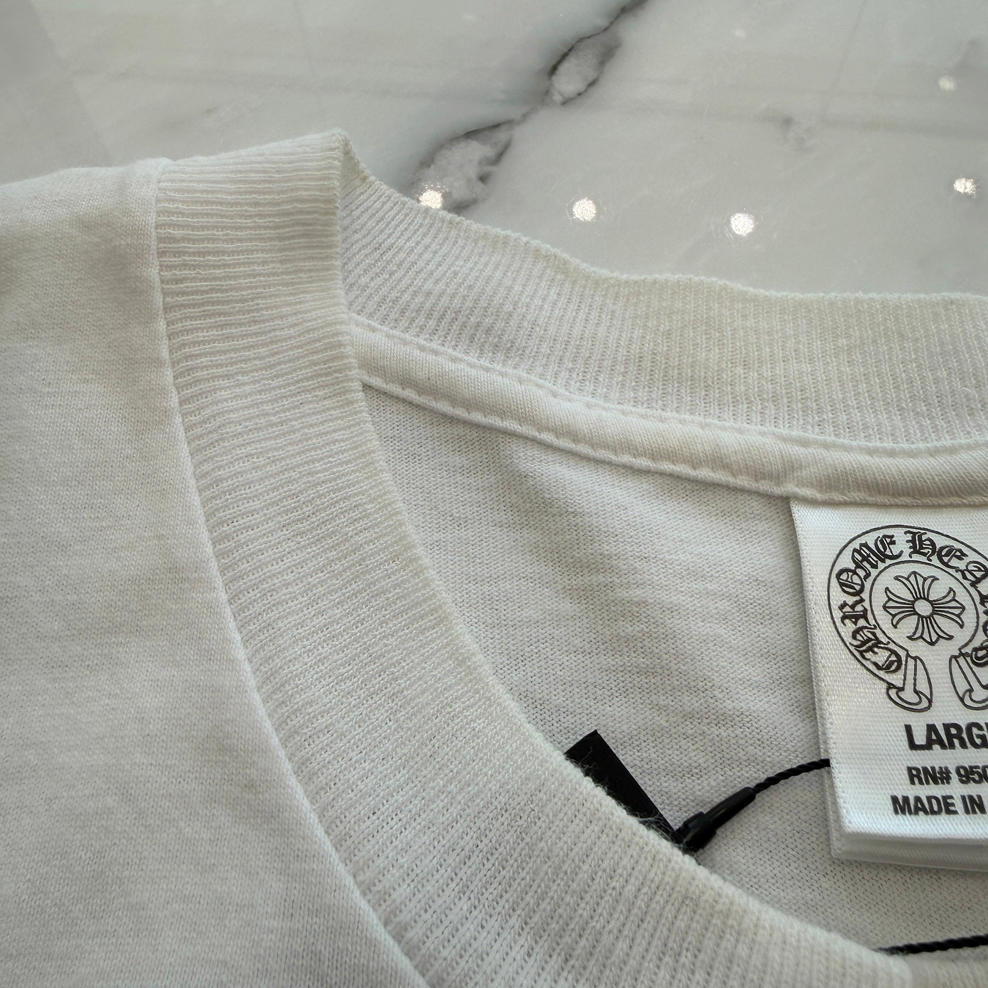 CHROME HEARTS Made In Hollywood Back CH Plus Tee Size L クロムハーツ メイドインハリウッド バックCHプラス Tシャツ サイズL