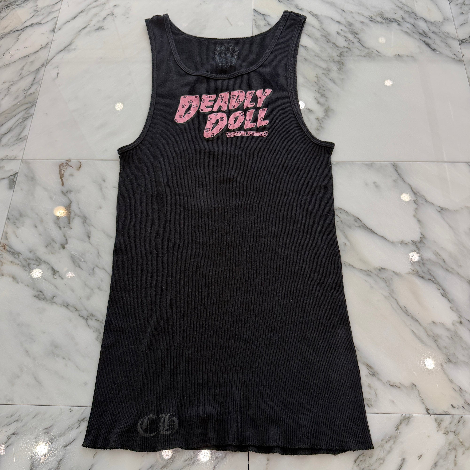 CHROME HEARTS × Deadly Doll Tank Top Dress Size XL クロムハーツ × デッドリードール タンクトップ ワンピース サイズXL