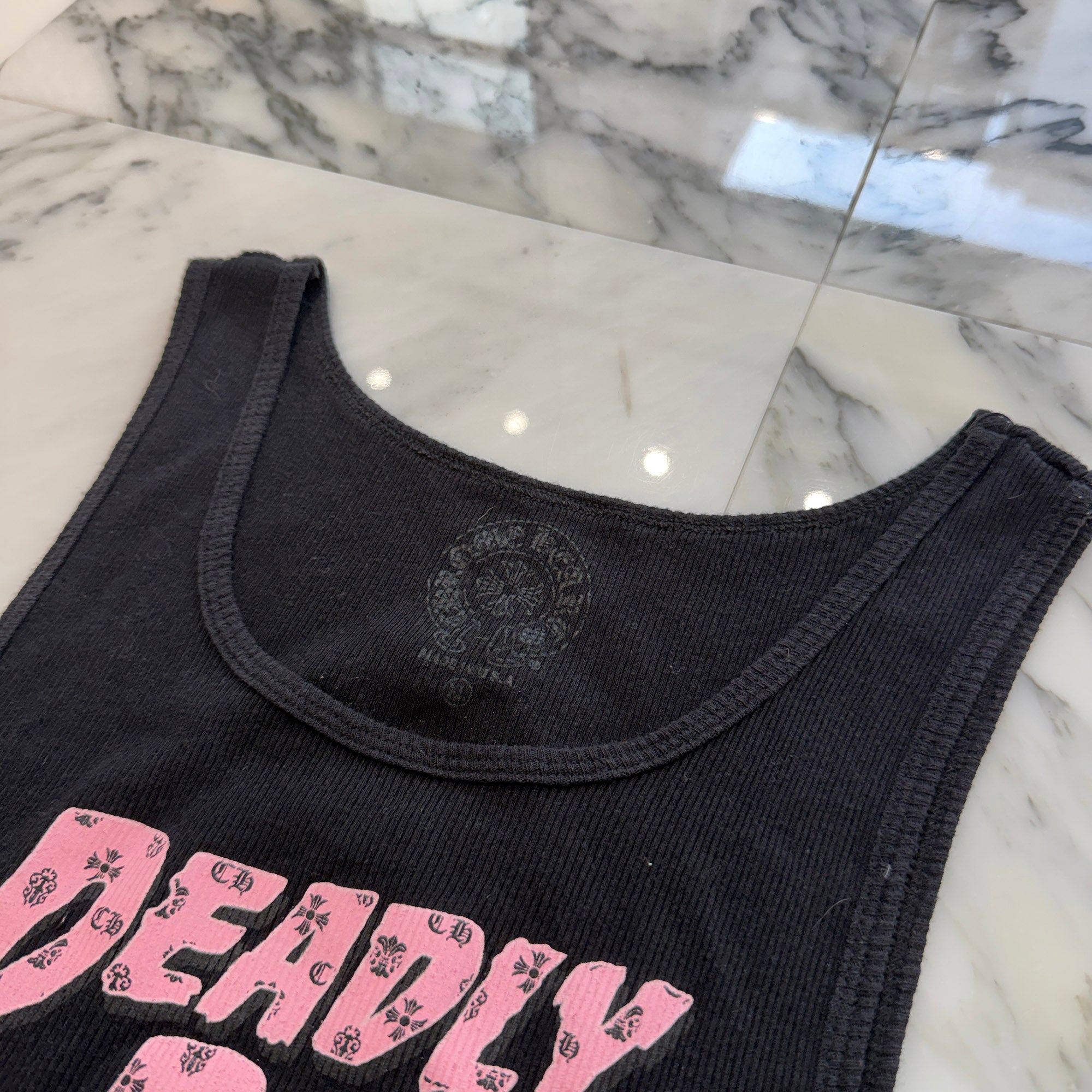 CHROME HEARTS × Deadly Doll Tank Top Dress Size XL クロムハーツ × デッドリードール タンクトップ ワンピース サイズXL