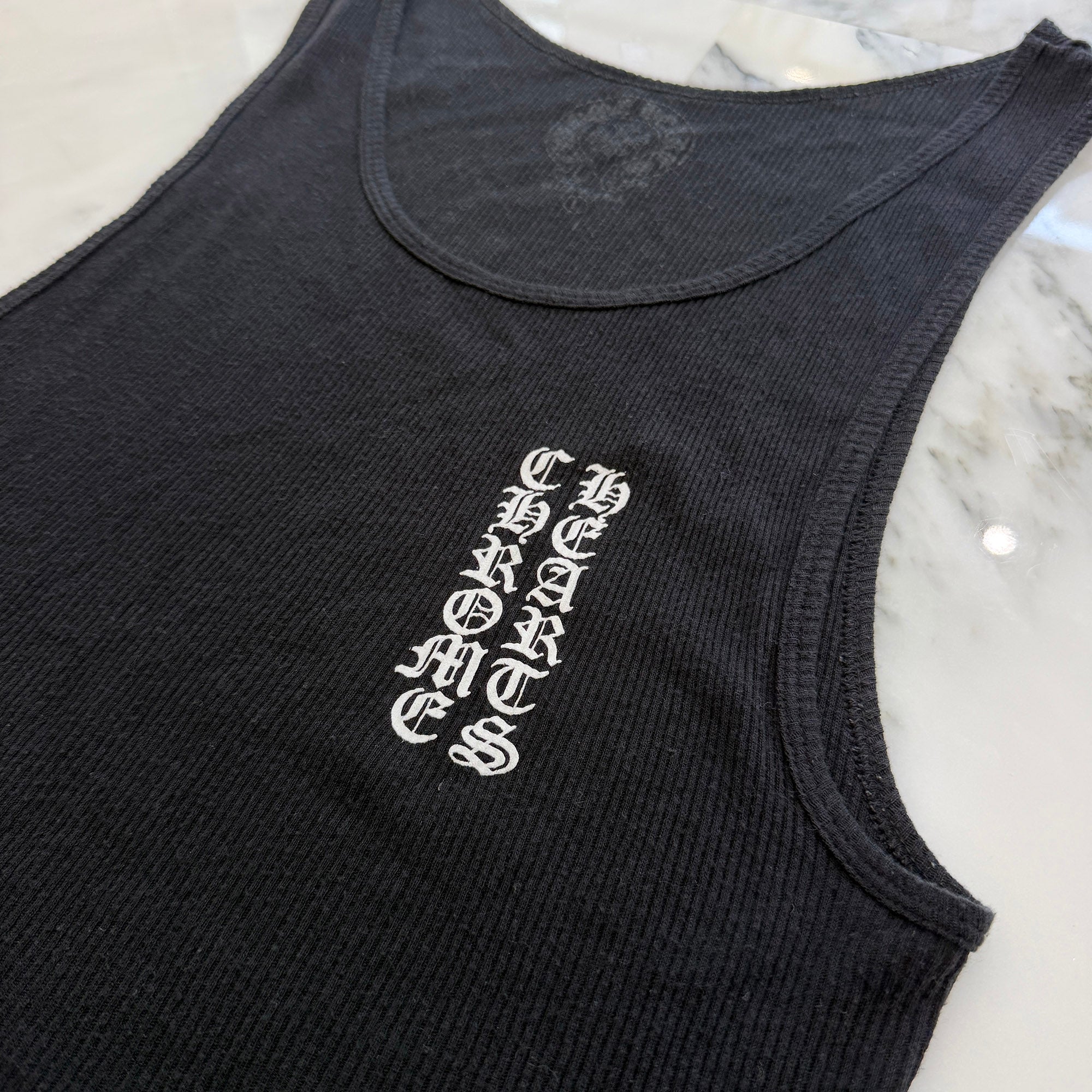 CHROME HEARTS Vertical Side Logo Tank Top Size L クロムハーツ ヴァーティカル サイドロゴ タンクトップ サイズL