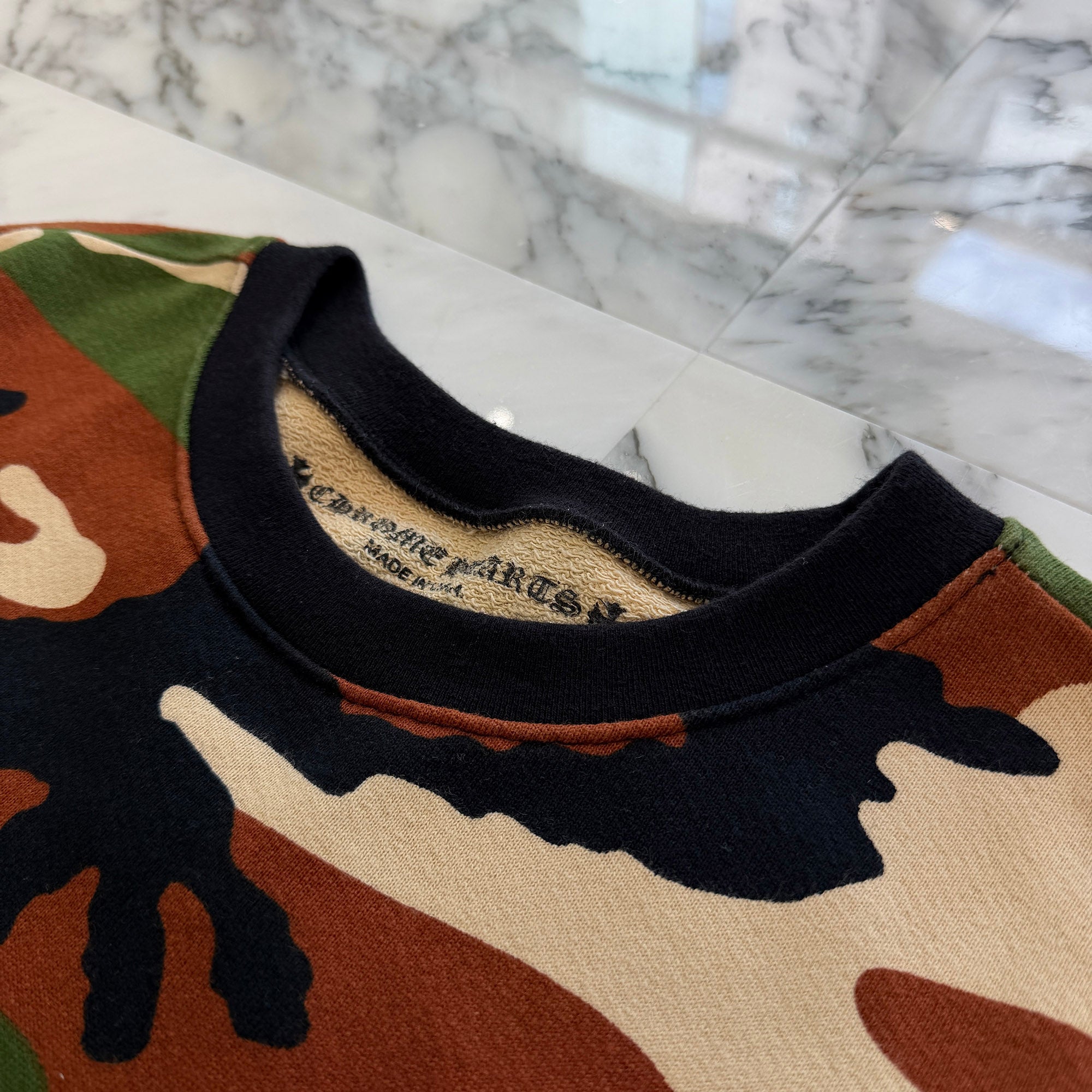 CHROME HEARTS × MATTY BOY 2022SS PPO CAUTION SWTSHRT Size XXL クロムハーツ × マッティボーイ コーションスウェットシャツ サイズXXL