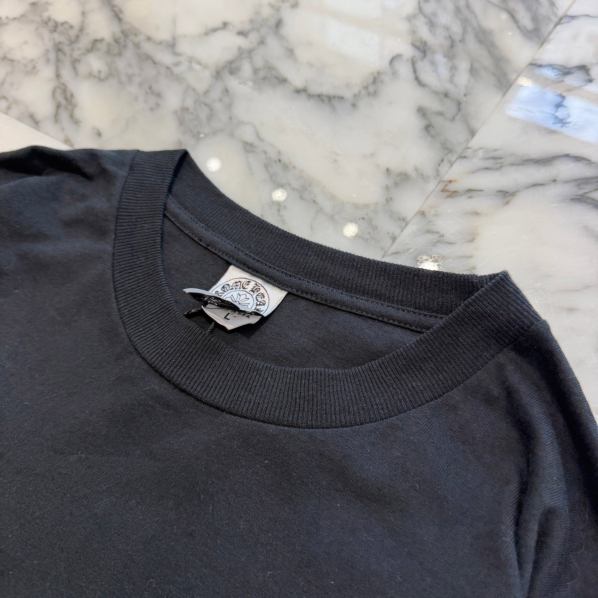 CHROME HEARTS Malibu Limited Horseshoe Star Long Sleeve Tee Size L クロムハーツ マリブ限定 ホースシュースターロングスリーブＴシャツ サイズL
