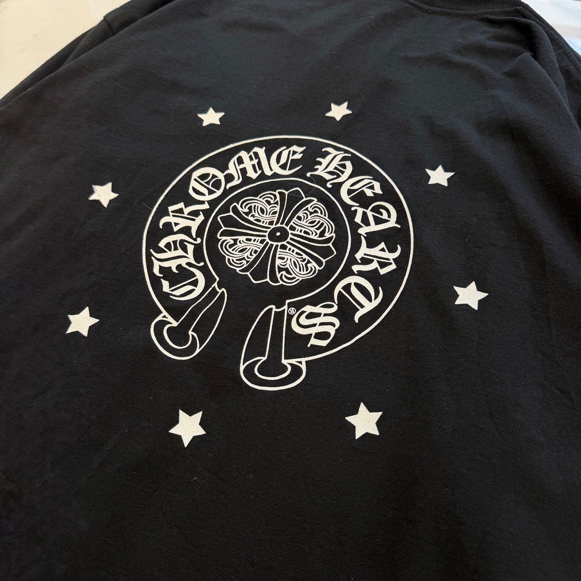 CHROME HEARTS Malibu Limited Horseshoe Star Long Sleeve Tee Size L クロムハーツ マリブ限定 ホースシュースターロングスリーブＴシャツ サイズL