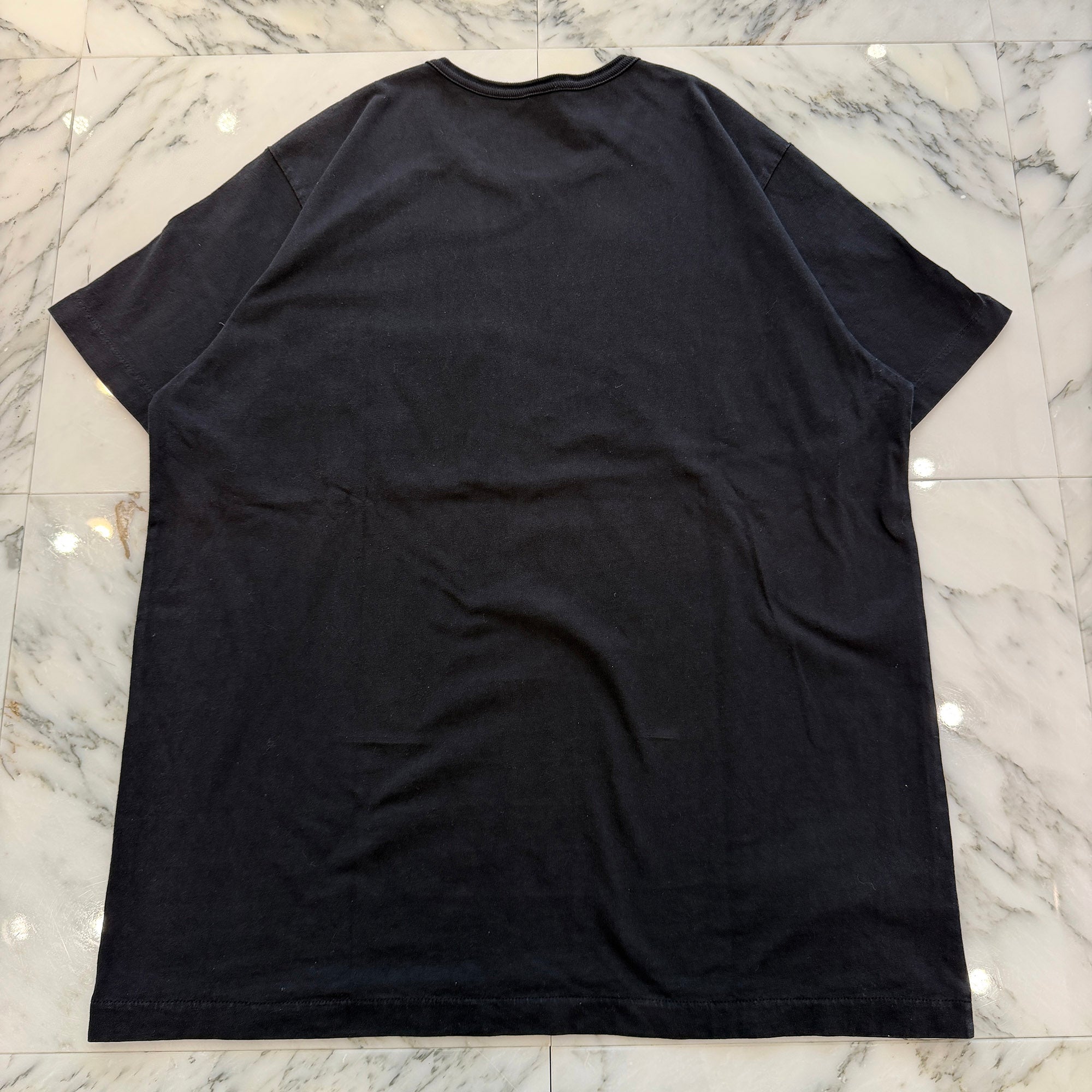 CHROME HEARTS Y NOT Vertical Logo Cross Embroidery Tee Size XL クロムハーツ ワイノット バーティカルロゴ クロス刺繍 Tシャツ サイズXL