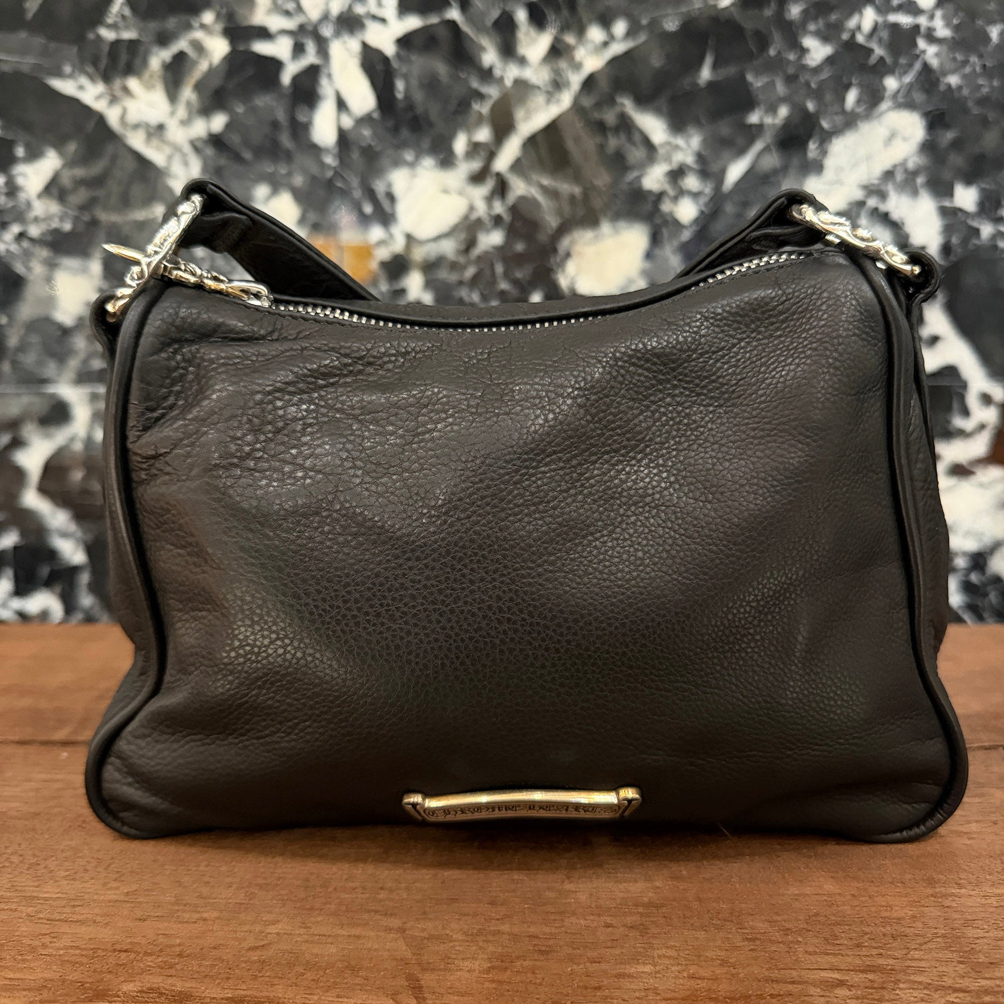 CHROME HEARTS CHICKEN NUGGET Leather Shoulder Bag クロムハーツ チキンナゲット レザー ショルダーバッグ
