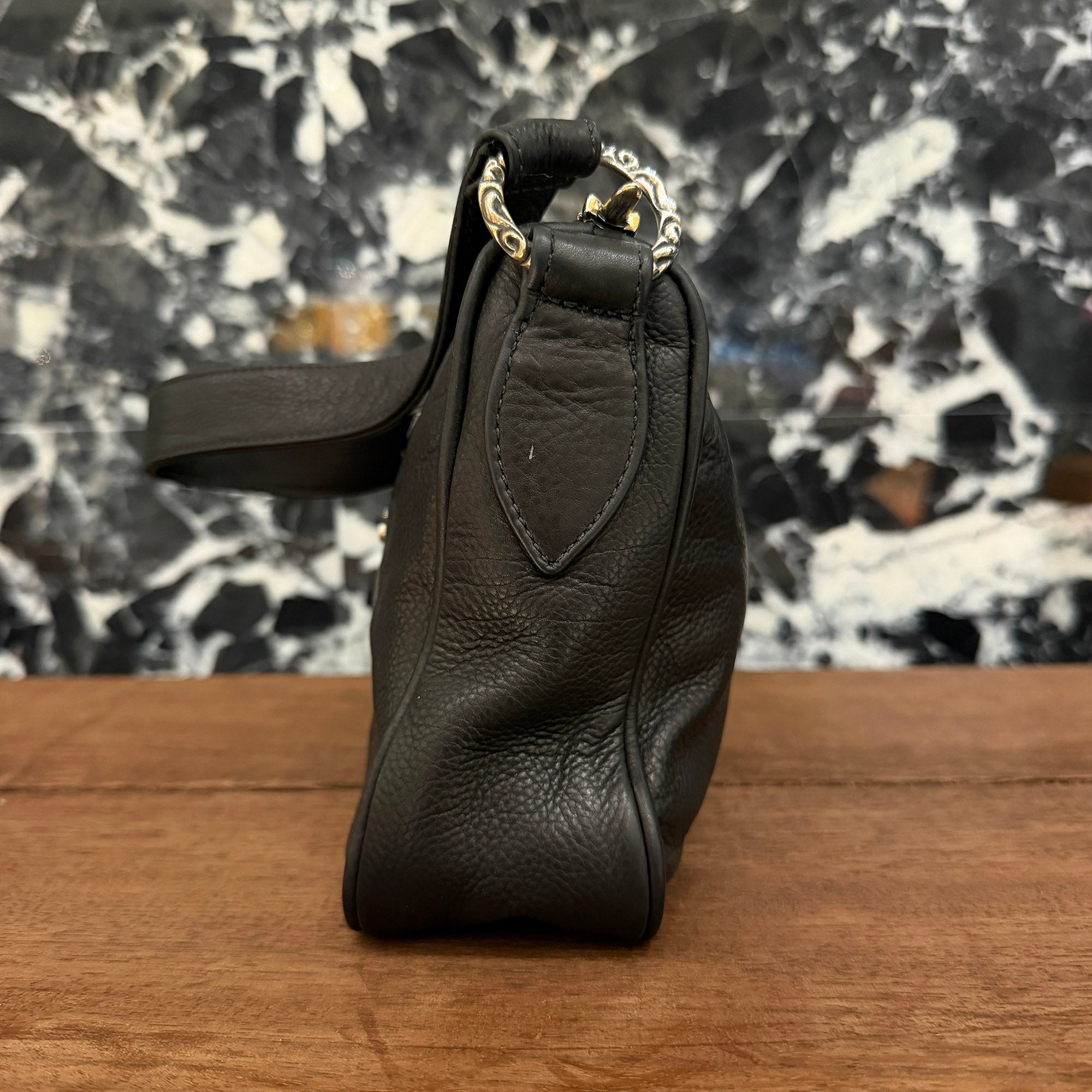 CHROME HEARTS CHICKEN NUGGET Leather Shoulder Bag クロムハーツ チキンナゲット レザー ショルダーバッグ