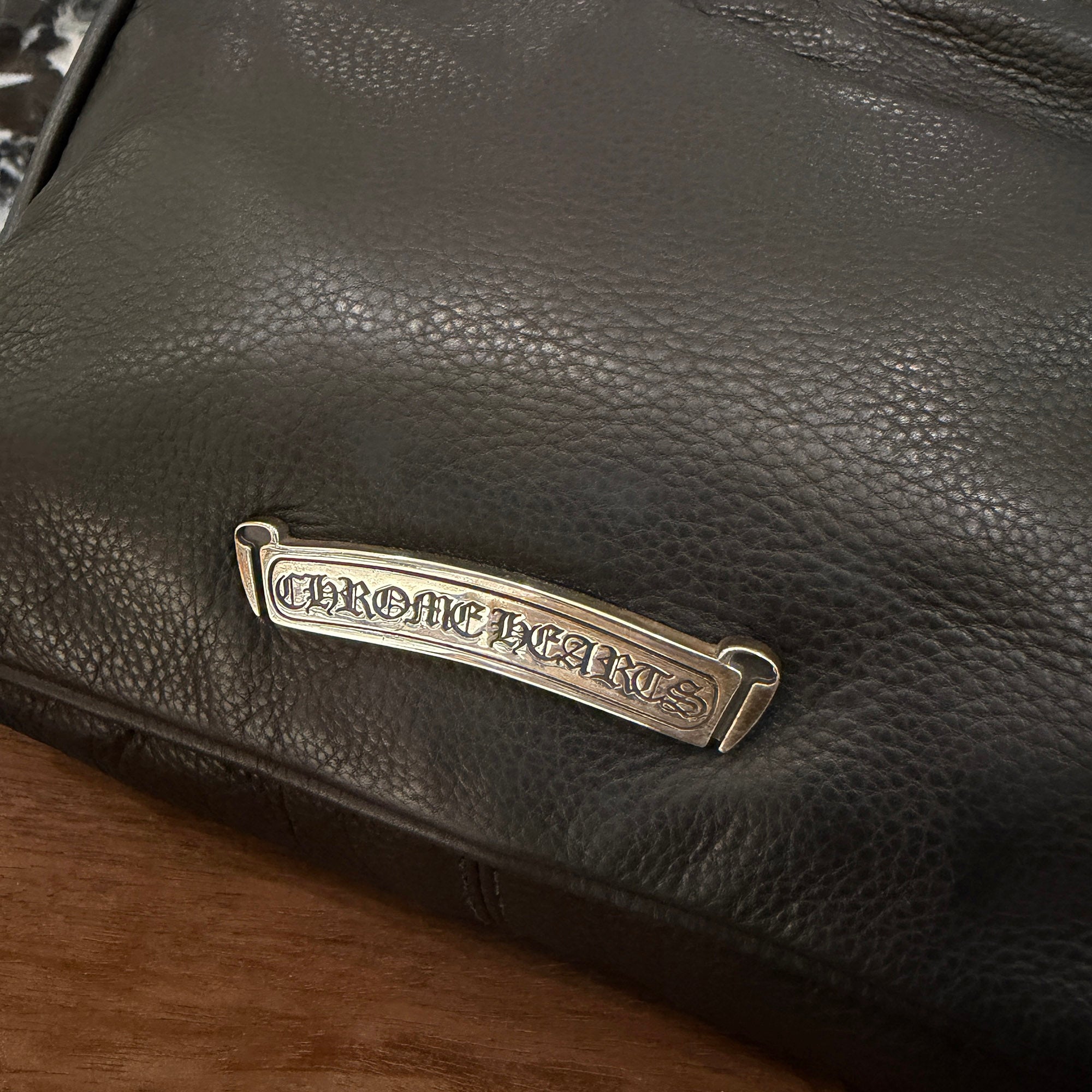 CHROME HEARTS CHICKEN NUGGET Leather Shoulder Bag クロムハーツ チキンナゲット レザー ショルダーバッグ