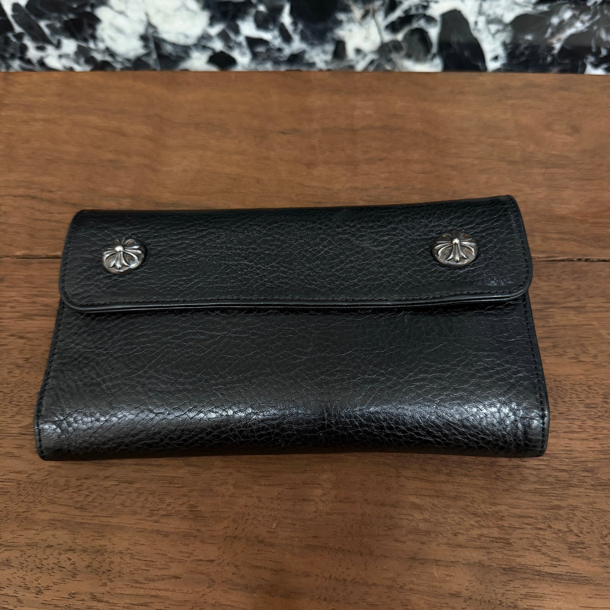 CHROME HEARTS Wave Cross Ball Wallet クロムハーツ ウェーブクロスボール ウォレット
