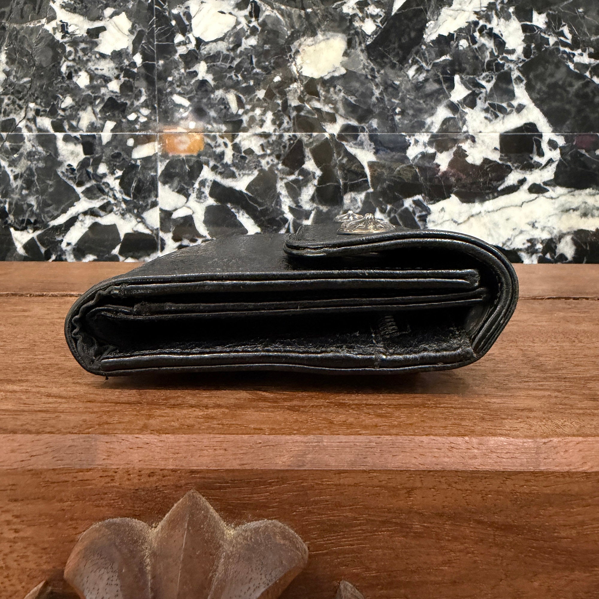 CHROME HEARTS Wave Cross Ball Wallet クロムハーツ ウェーブクロスボール ウォレット