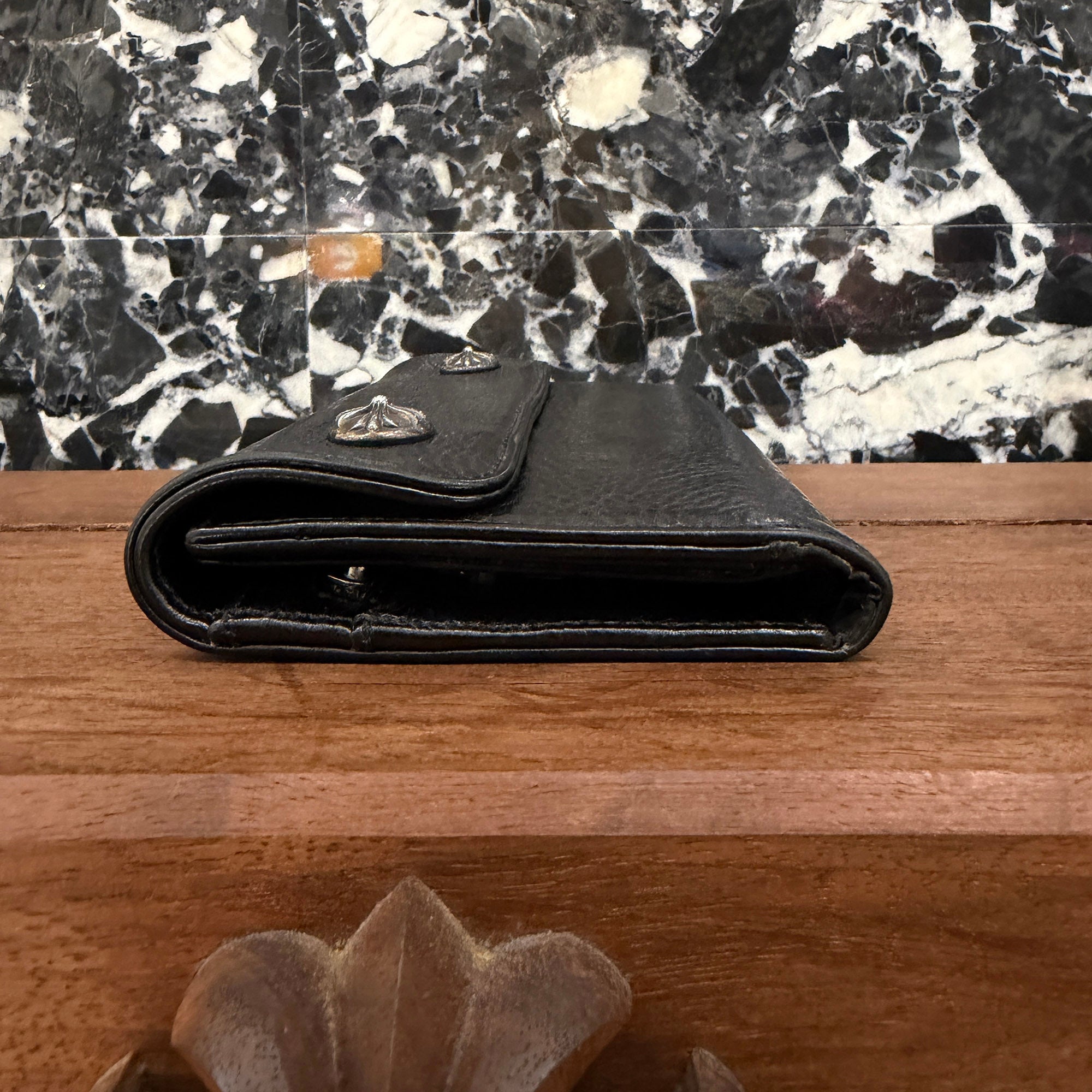 CHROME HEARTS Wave Cross Ball Wallet クロムハーツ ウェーブクロスボール ウォレット