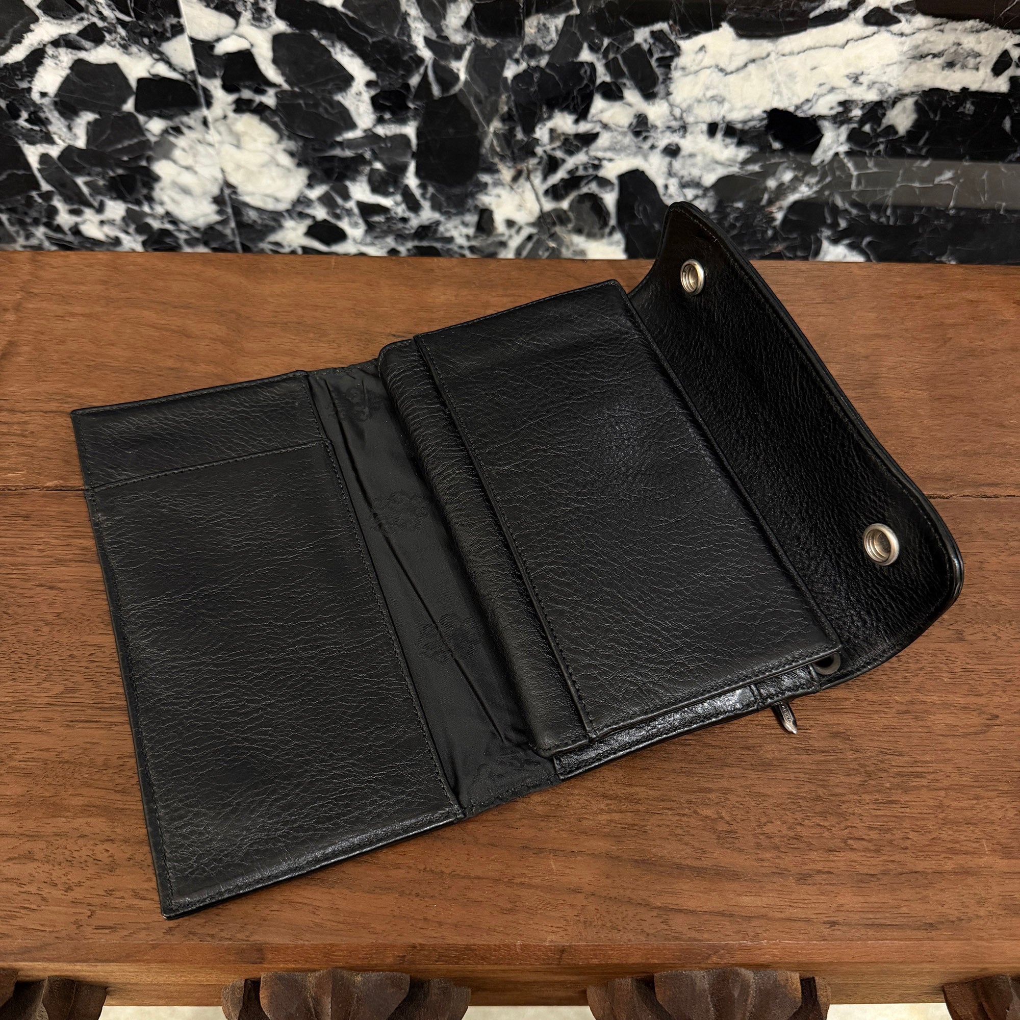CHROME HEARTS Wave Cross Ball Wallet クロムハーツ ウェーブクロスボール ウォレット
