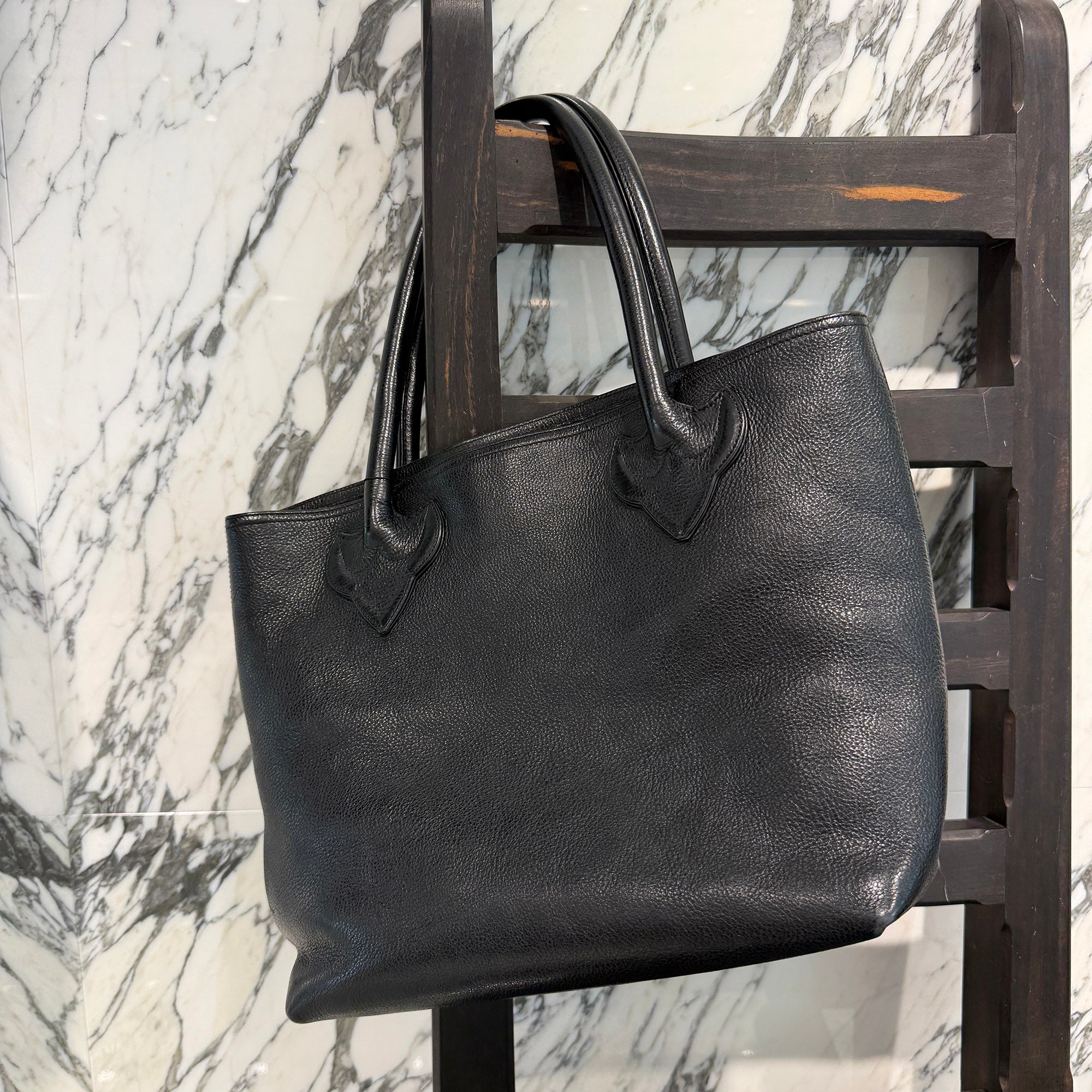 CHROME HEARTS 1 Cross Leather Patch FS Tote Bag クロムハーツ 1クロス レザーパッチ FS トートバッグ