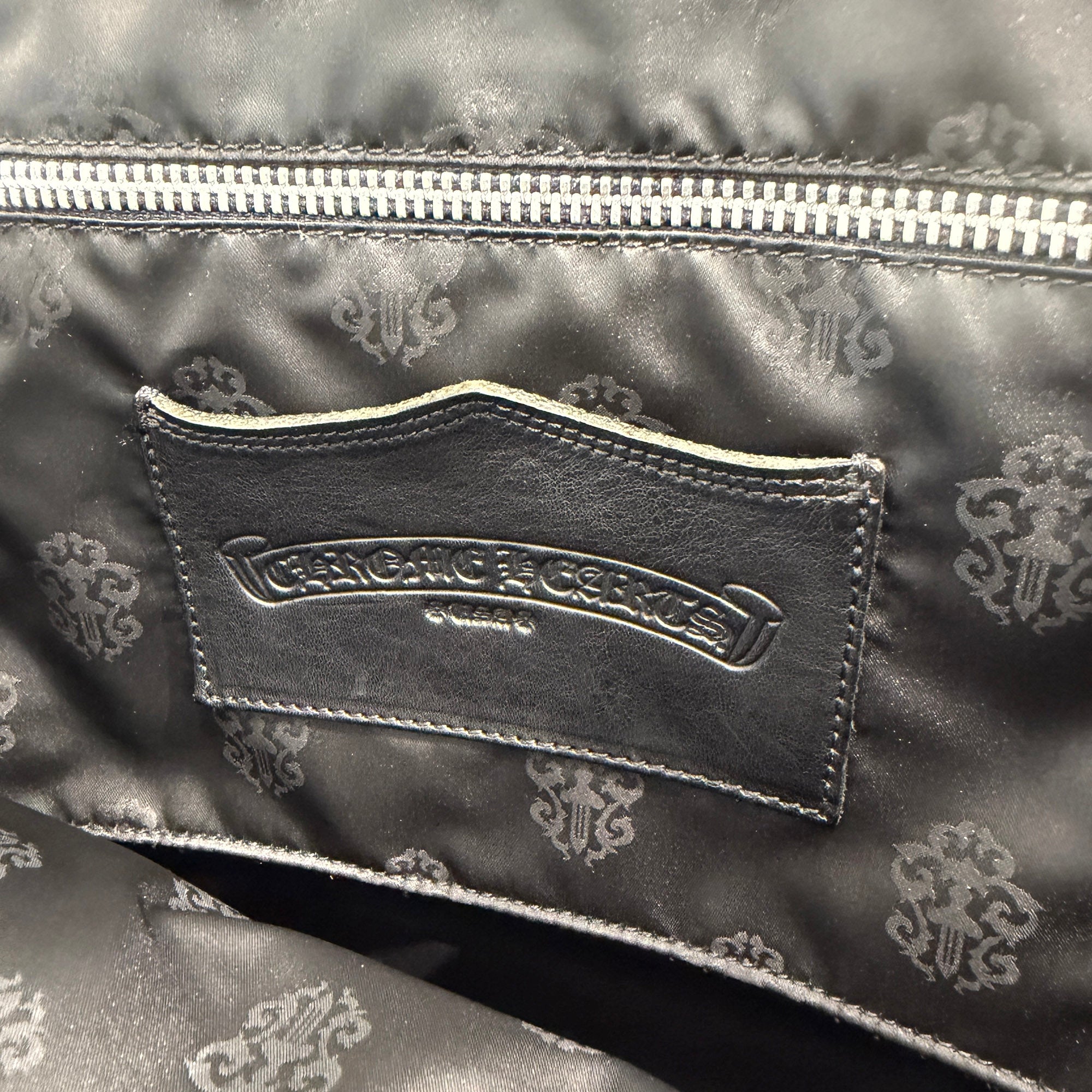 CHROME HEARTS 1 Cross Leather Patch FS Tote Bag クロムハーツ 1クロス レザーパッチ FS トートバッグ