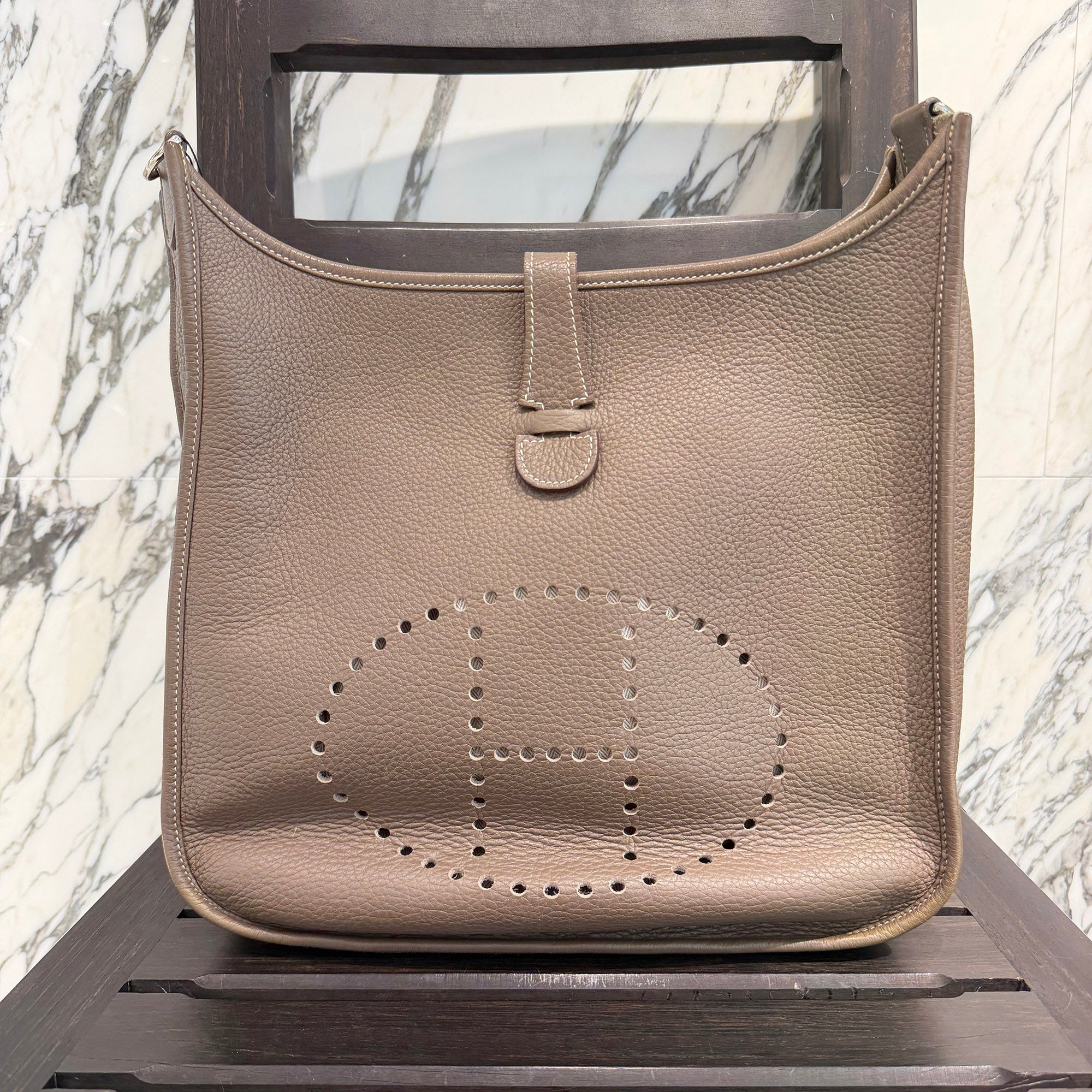 HERMES Evelyne Poche III 29 "Étoupe" □JO刻印 エルメス エブリン ポッシュ III 29 "エトゥープ" □JO刻印