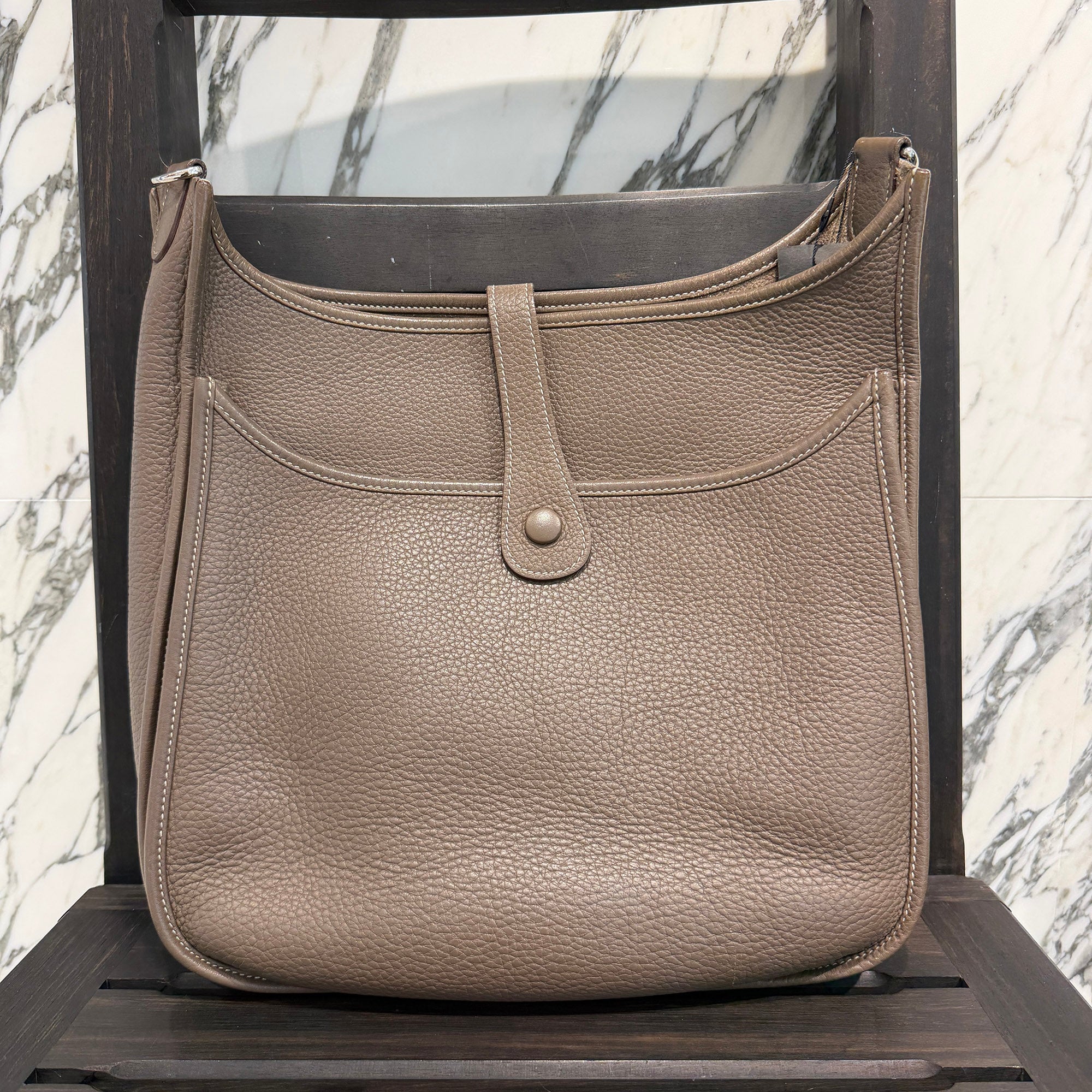 HERMES Evelyne Poche III 29 "Étoupe" □JO刻印 エルメス エブリン ポッシュ III 29 "エトゥープ" □JO刻印
