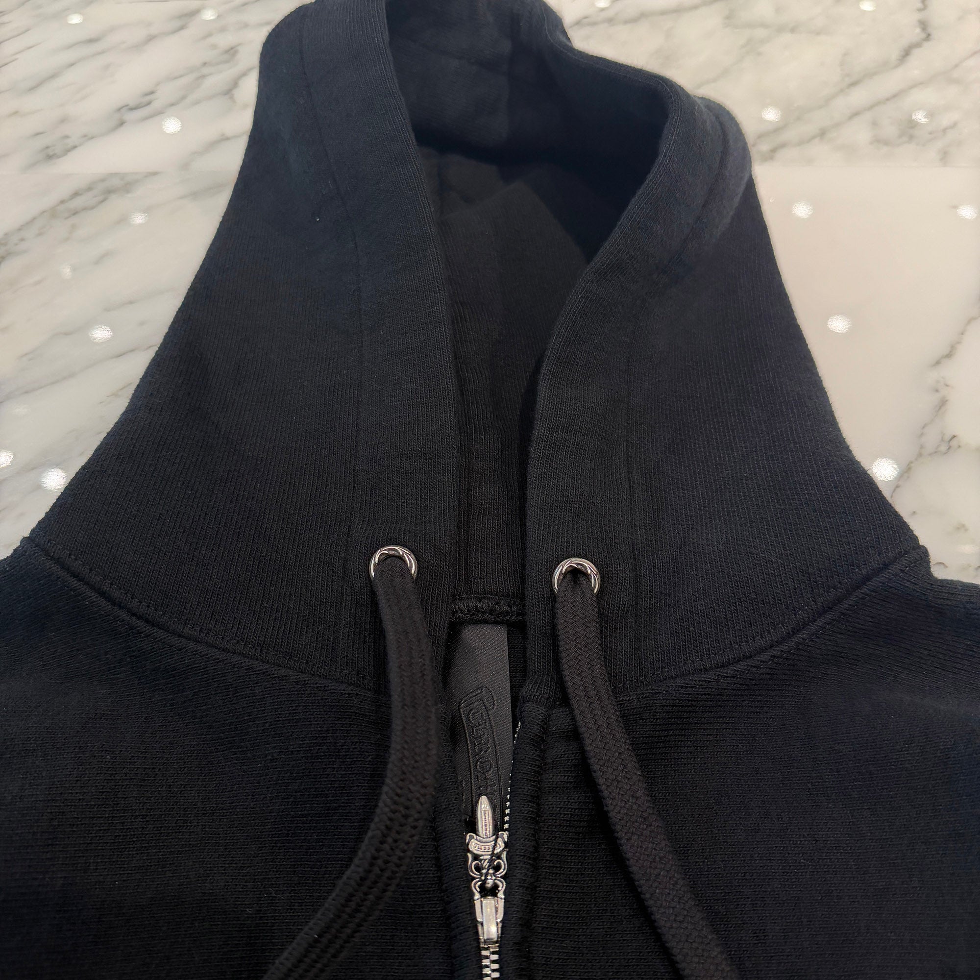CHROME HEARTS Y NOT Vine Dagger Logo Embroidery Zip Up Hoodie Size S クロムハーツ ワイノット ヴァインダガー ロゴ刺繍 ジップアップフーディー サイズS