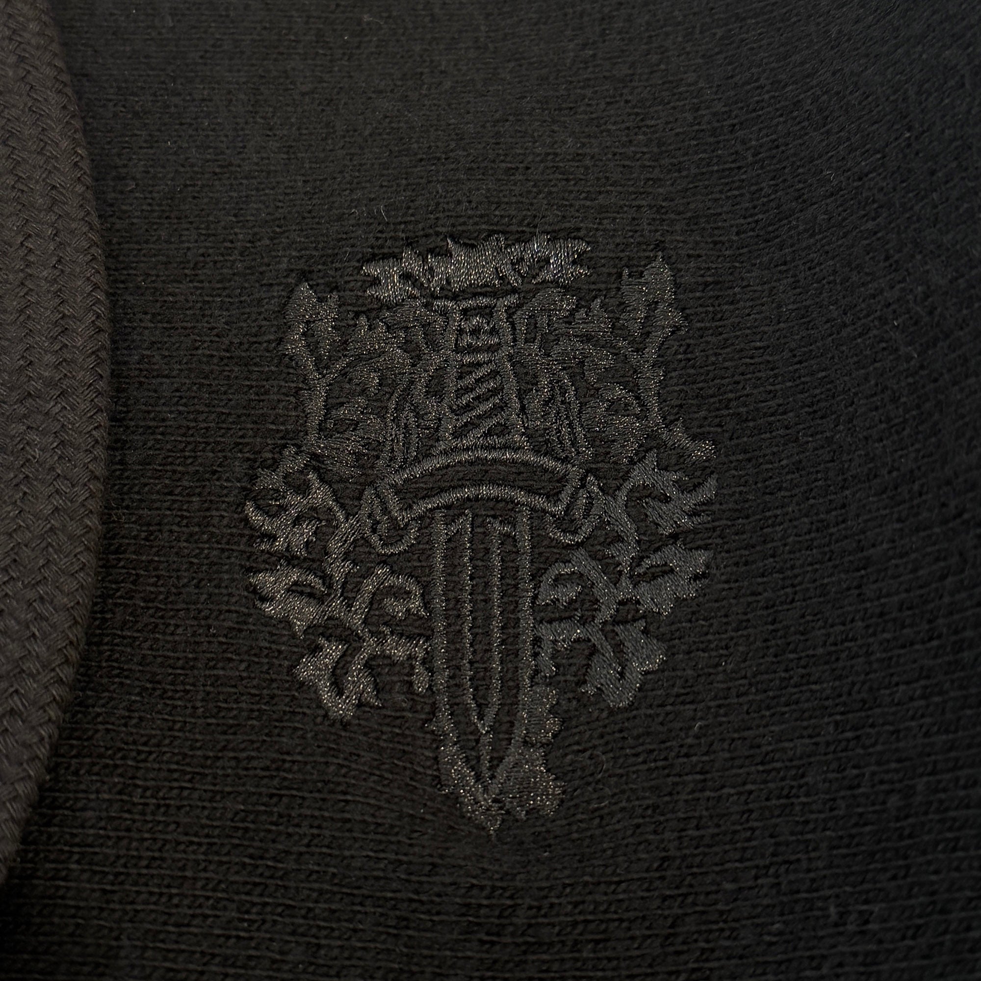 CHROME HEARTS Y NOT Vine Dagger Logo Embroidery Zip Up Hoodie Size S クロムハーツ ワイノット ヴァインダガー ロゴ刺繍 ジップアップフーディー サイズS